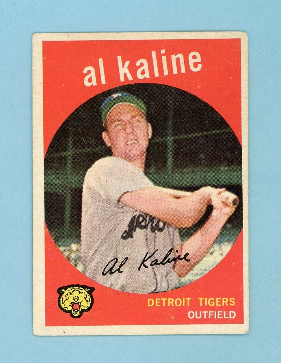 1959 Topps #360 Al Kaline Detroit Tigers Baseball Card EX app wrk trc