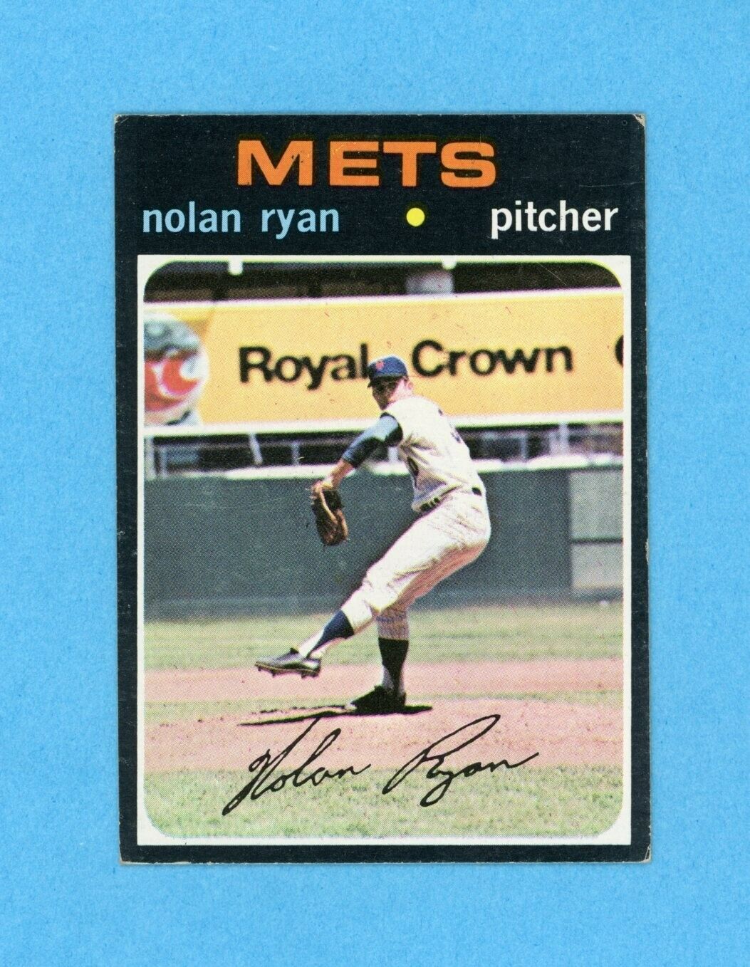 1971 Topps #513 Nolan Ryan New York Mets Baseball Card Vg/Ex