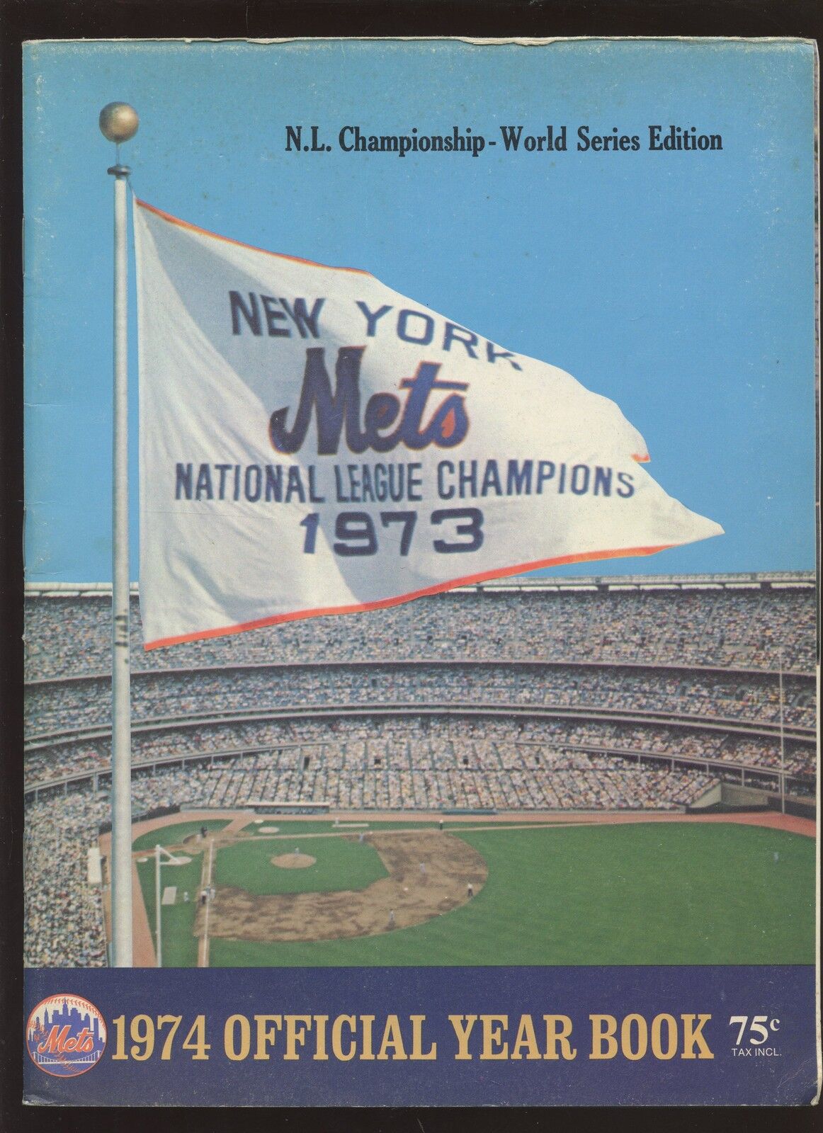 1974 New York Mets Baseball Yearbook EX