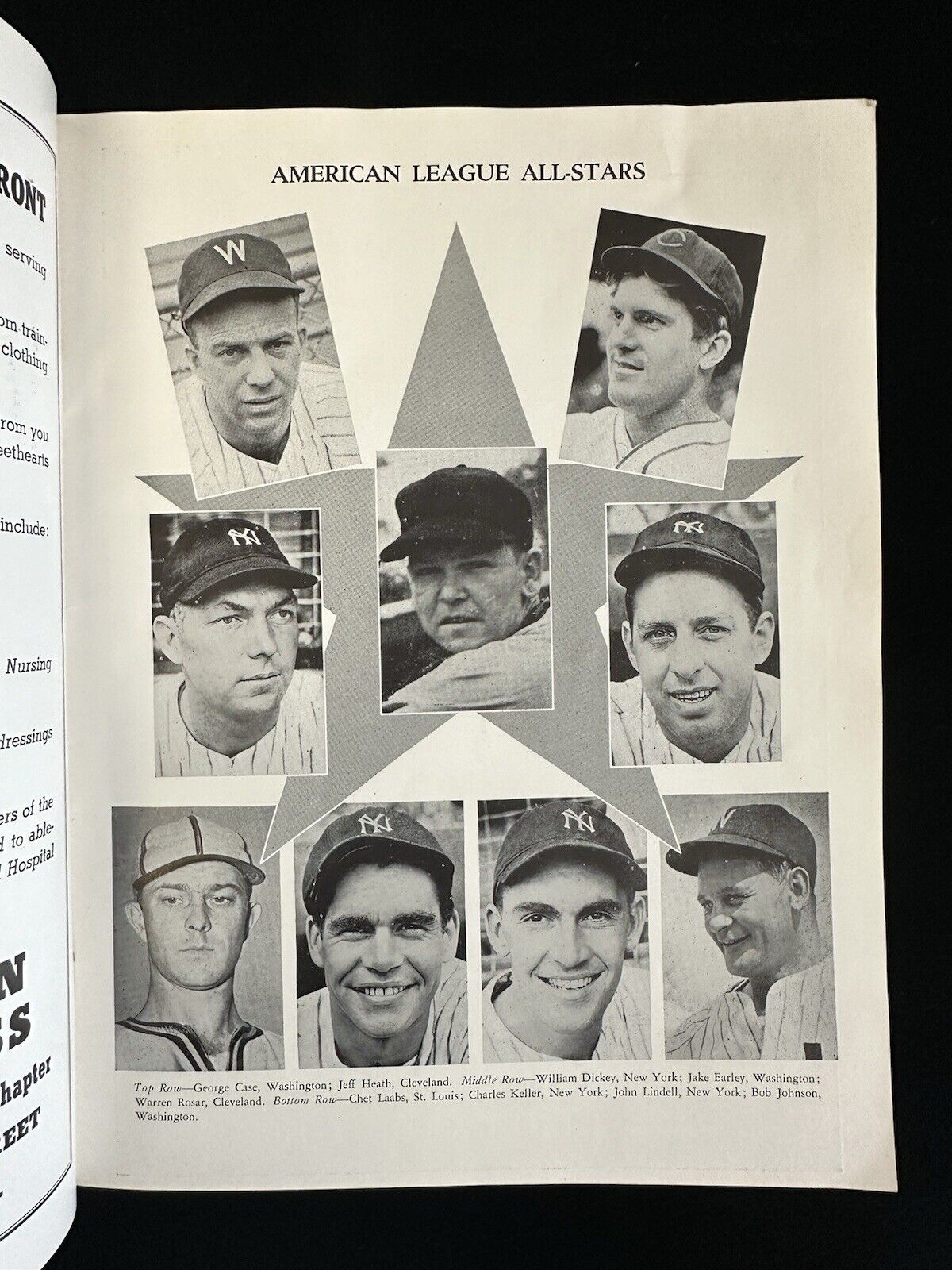 1943 MLB Baseball All-Star Game Program @ Shibe Park Philadelphia - EX Unscored