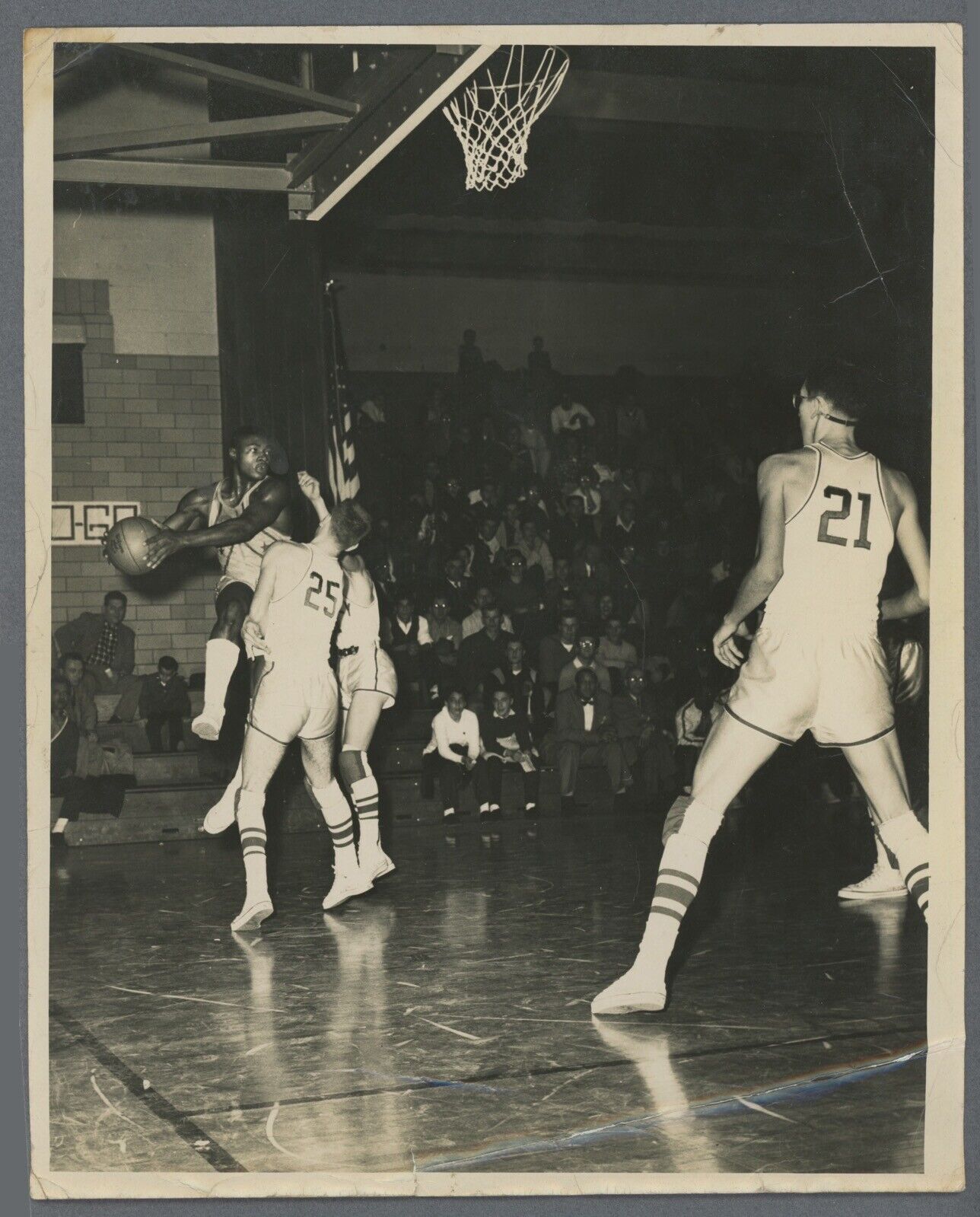 Lot of 10 Press Wire Photos • Willie Somerset (ABA) • Duquesne Univ + HS Photos