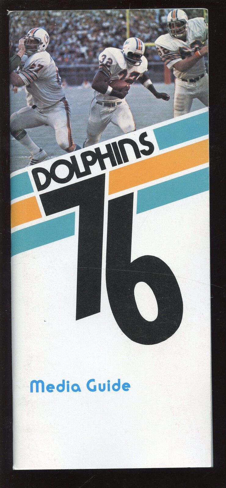 1976 NFL Football Miami Dolphins Media Guide EXMT+