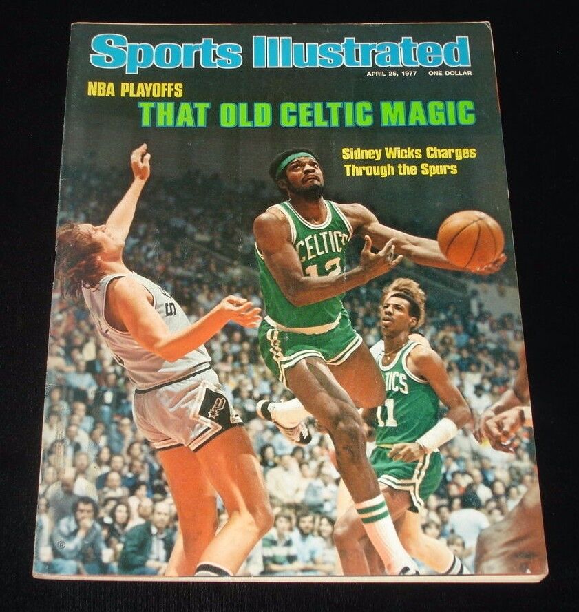 April 25, 1977 Sports Illustrated Magazine-Sidney Wicks-Celtics-NO MAILING LABEL