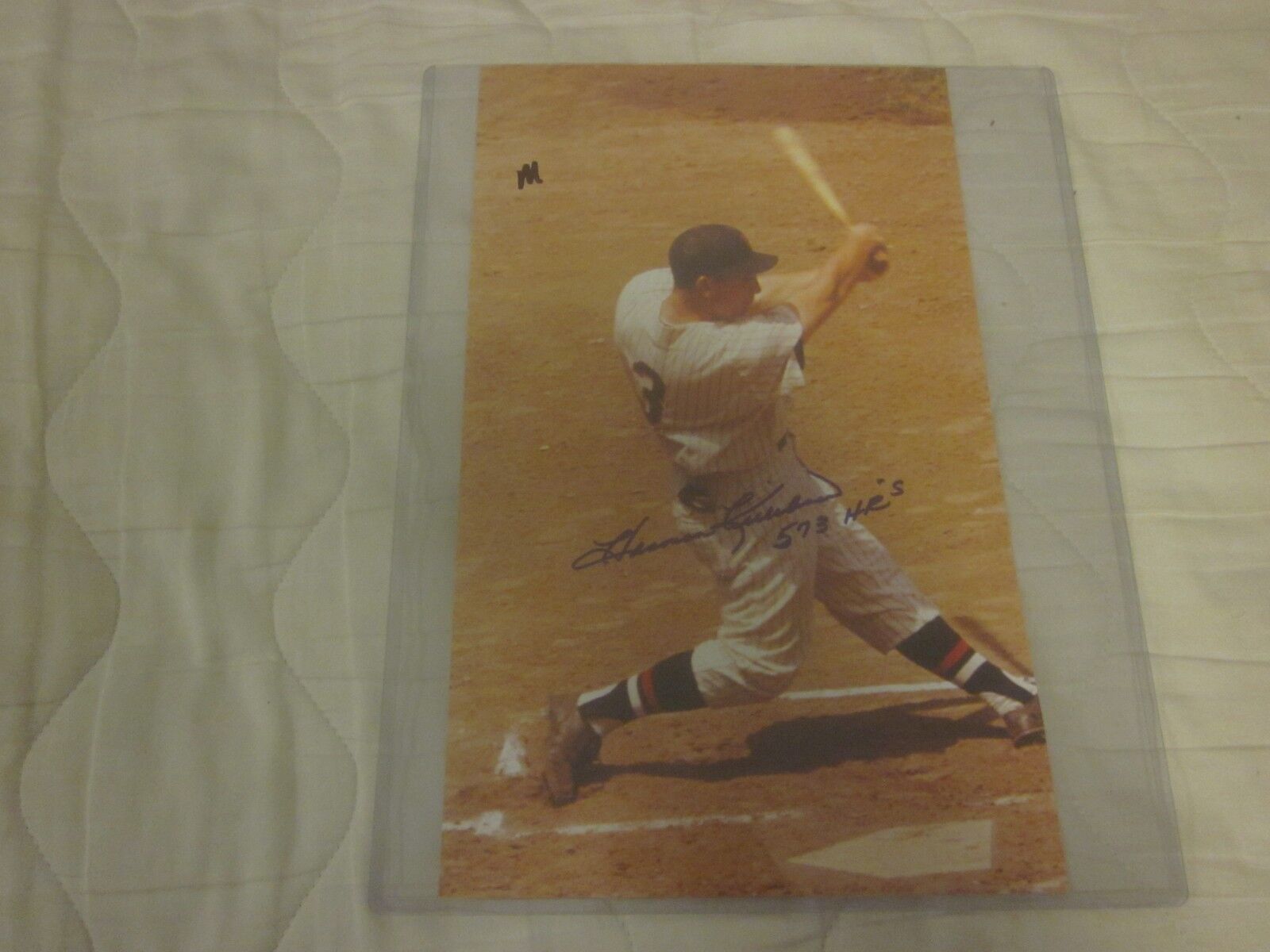 Harmon Killebrew 573 HRS Autographed 8 1/2 X 14 Magazine Page Hologram