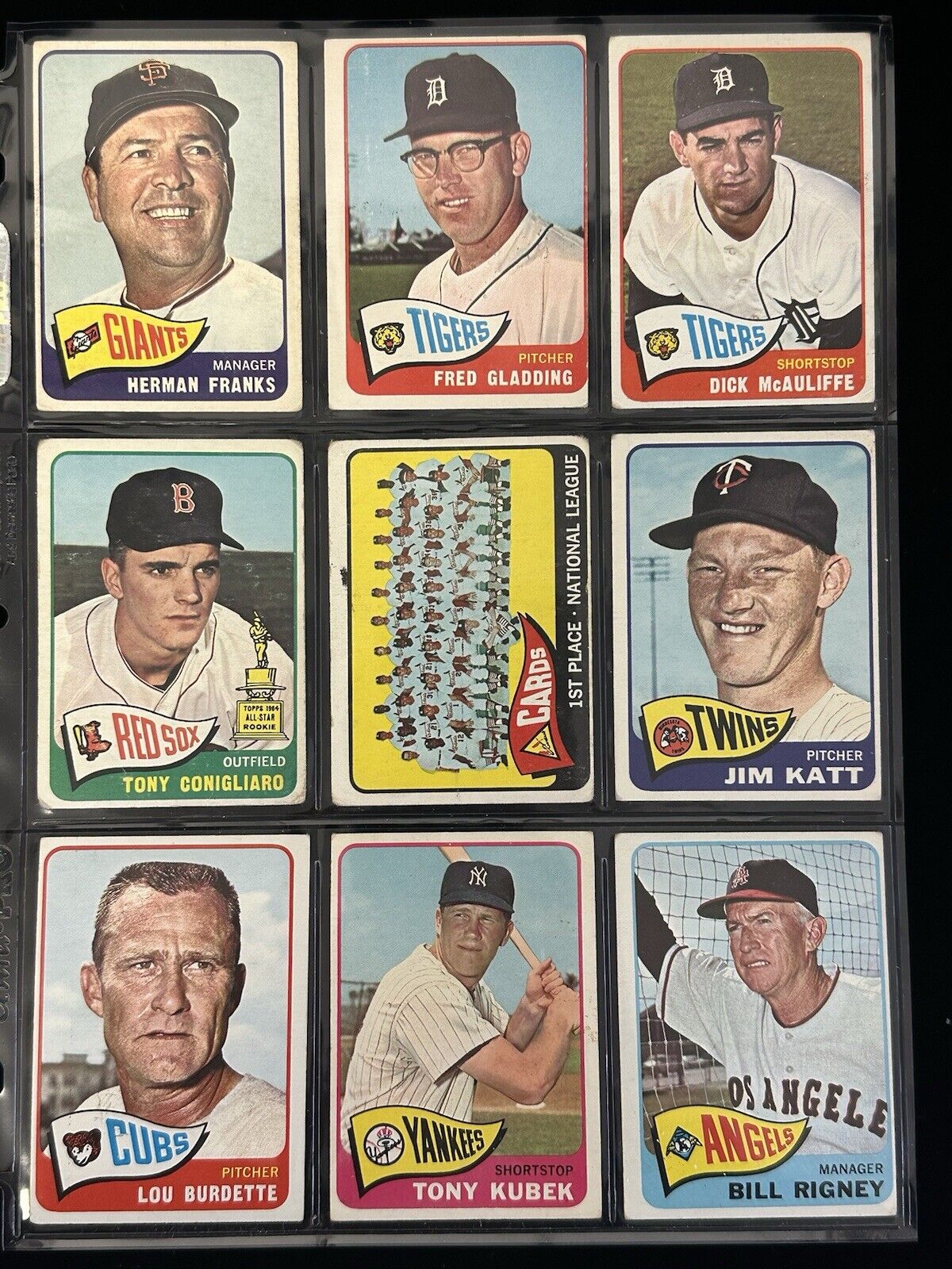 Lot of 162 Different 1965 Topps Baseball Cards w/ HOFers & High #’s - Low Grade