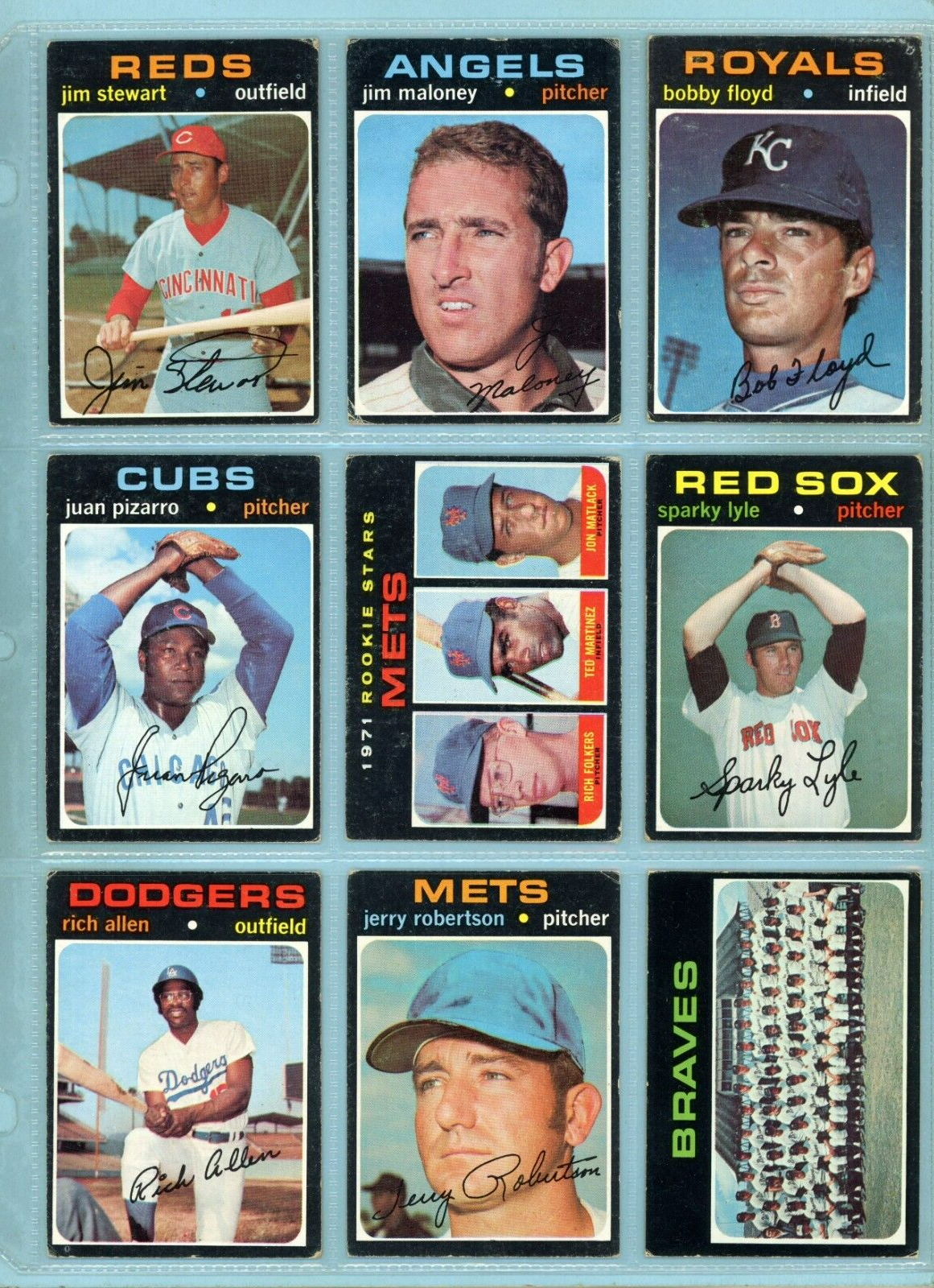 1971 Topps Starter Set Lot of 108 Different High Number Baseball Cards VG