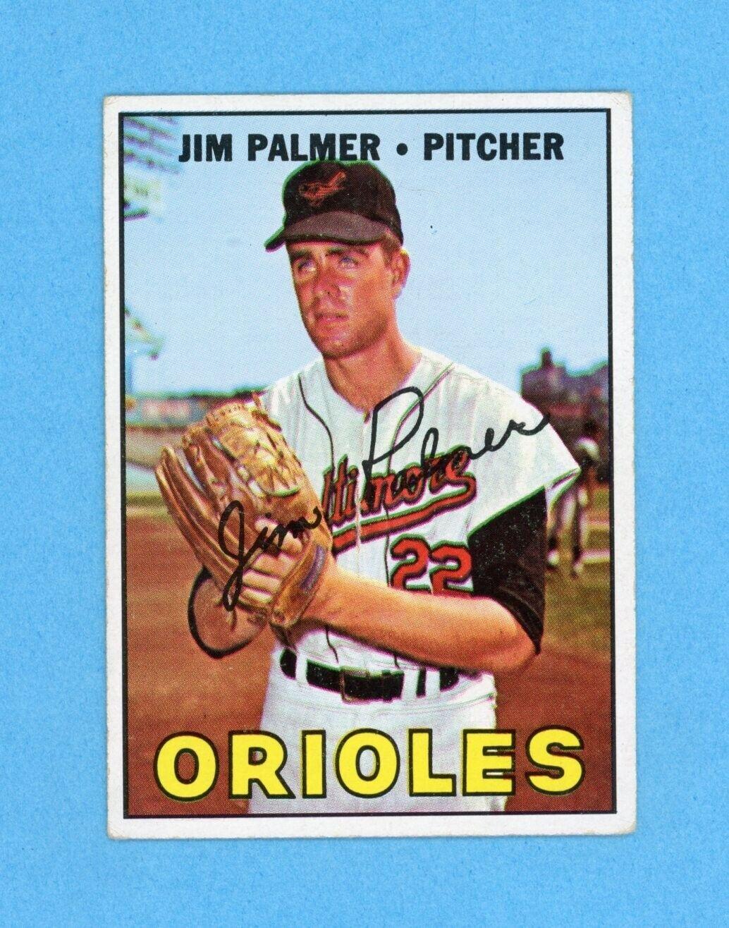 1967 Topps #475 Jim Palmer Baltimore Orioles Baseball Card EX