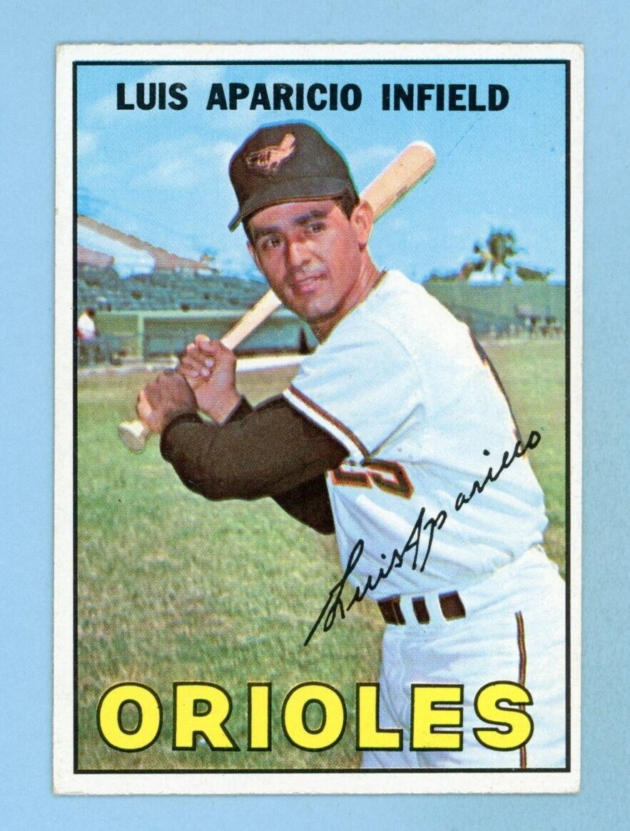 1967 Topps #60 Luis Aparicio Baltimore Orioles Baseball Card EX+