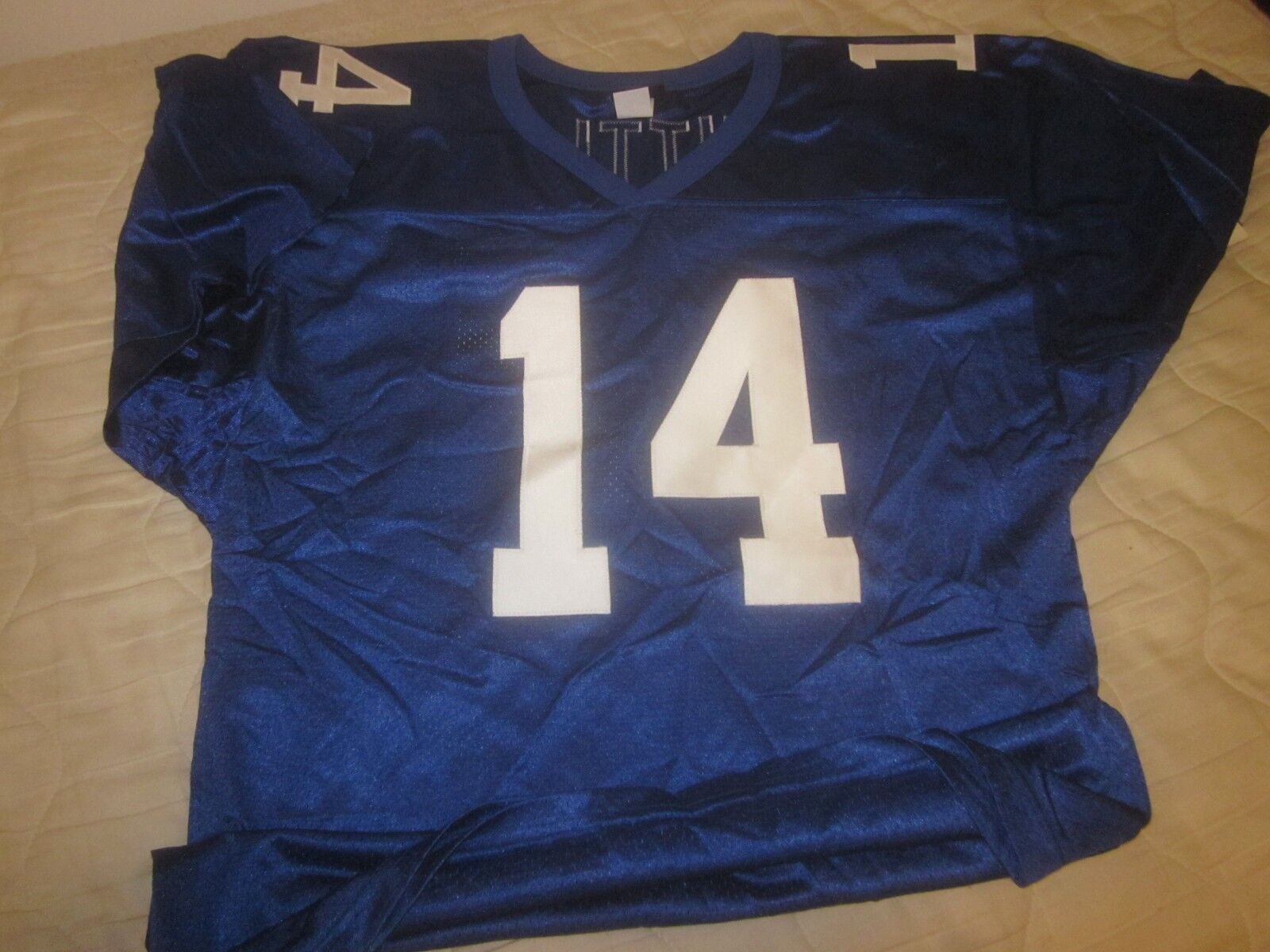 YA Tittle New York Giants Autographed #14 Jersey Hologram