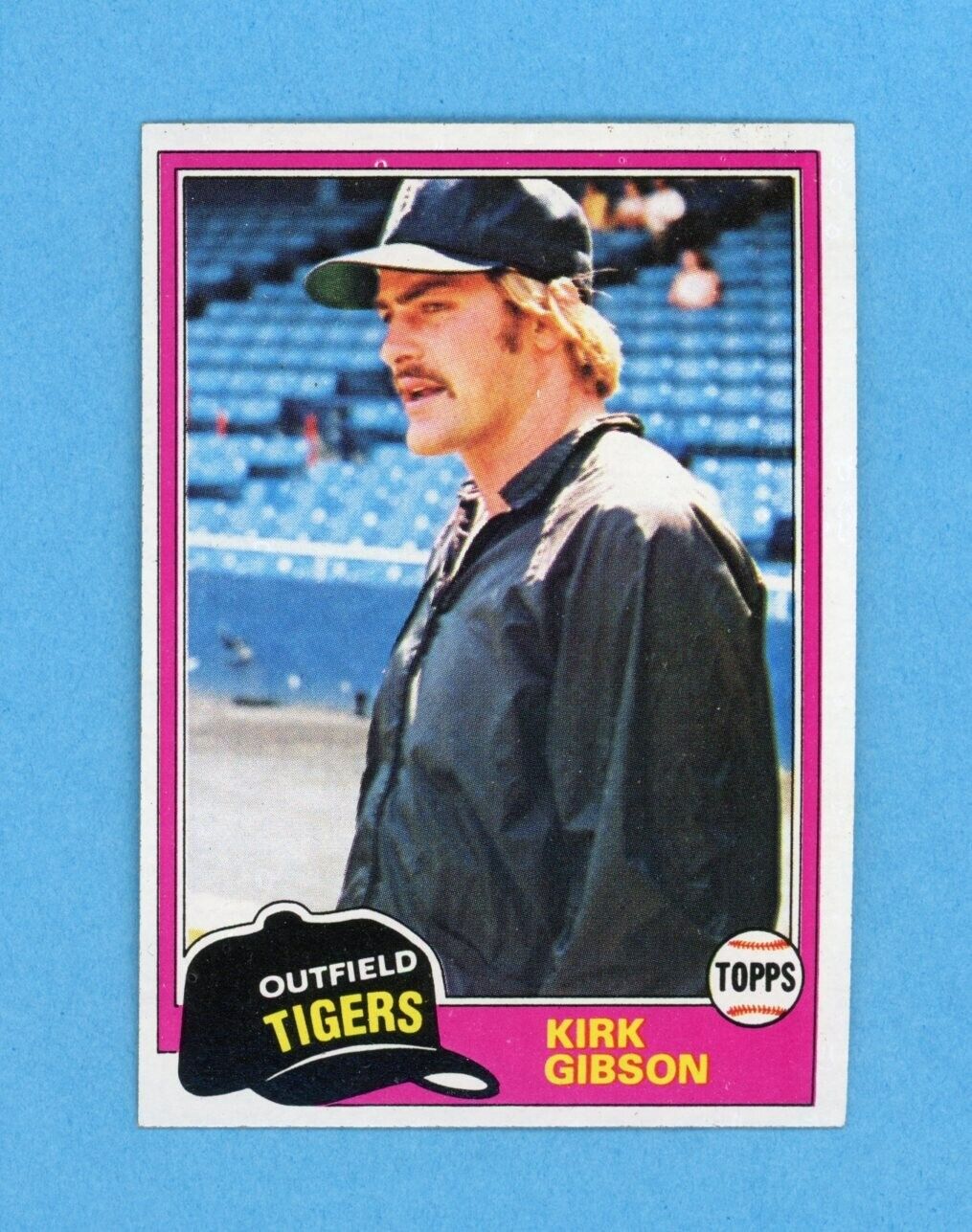 1981 Topps #315 Kirk Gibson Detroit Tigers Rookie Baseball Card NM