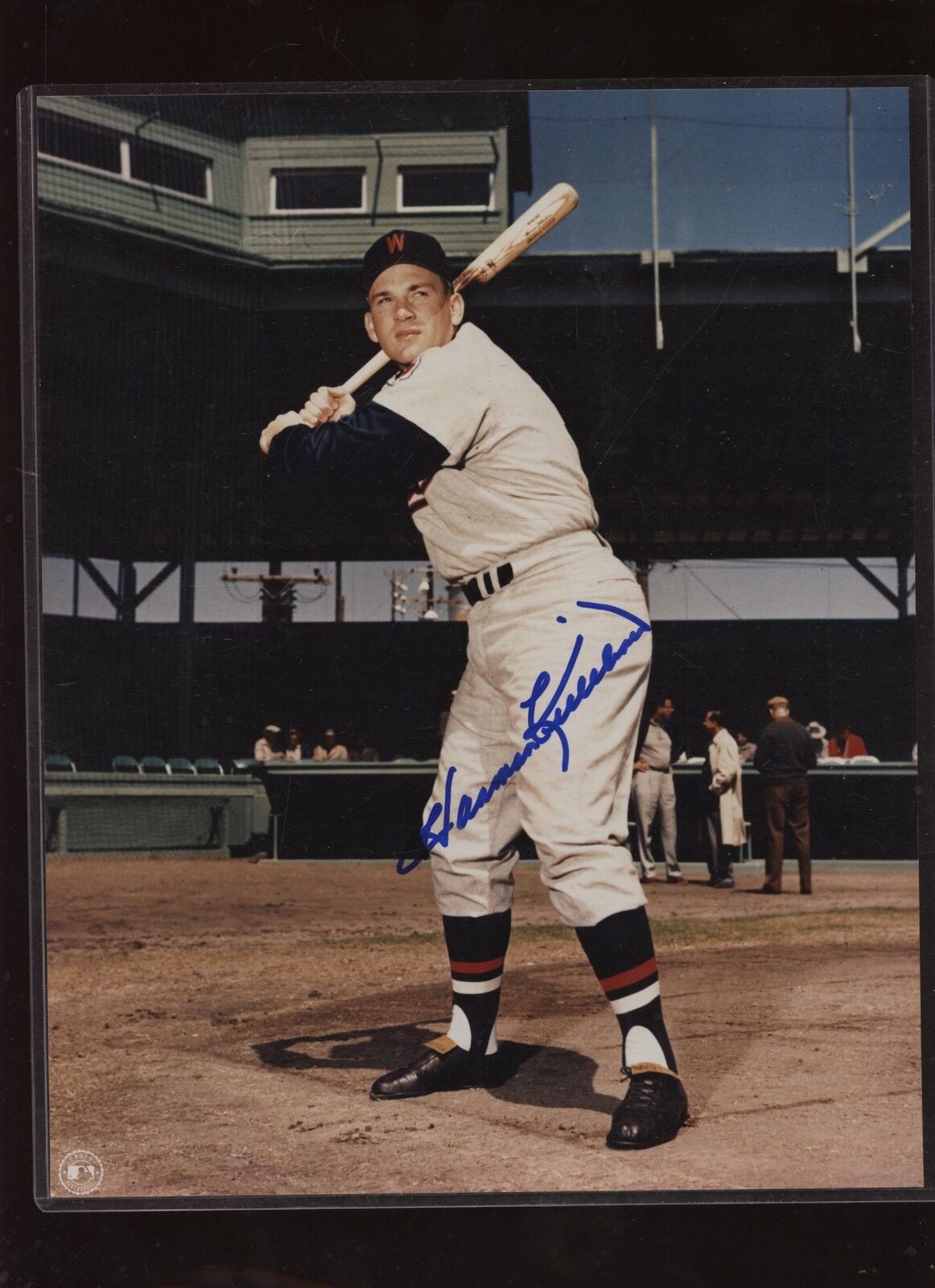 Harmon Killebrew Washington Senators Autographed 8 X 10 Photo Hologram 