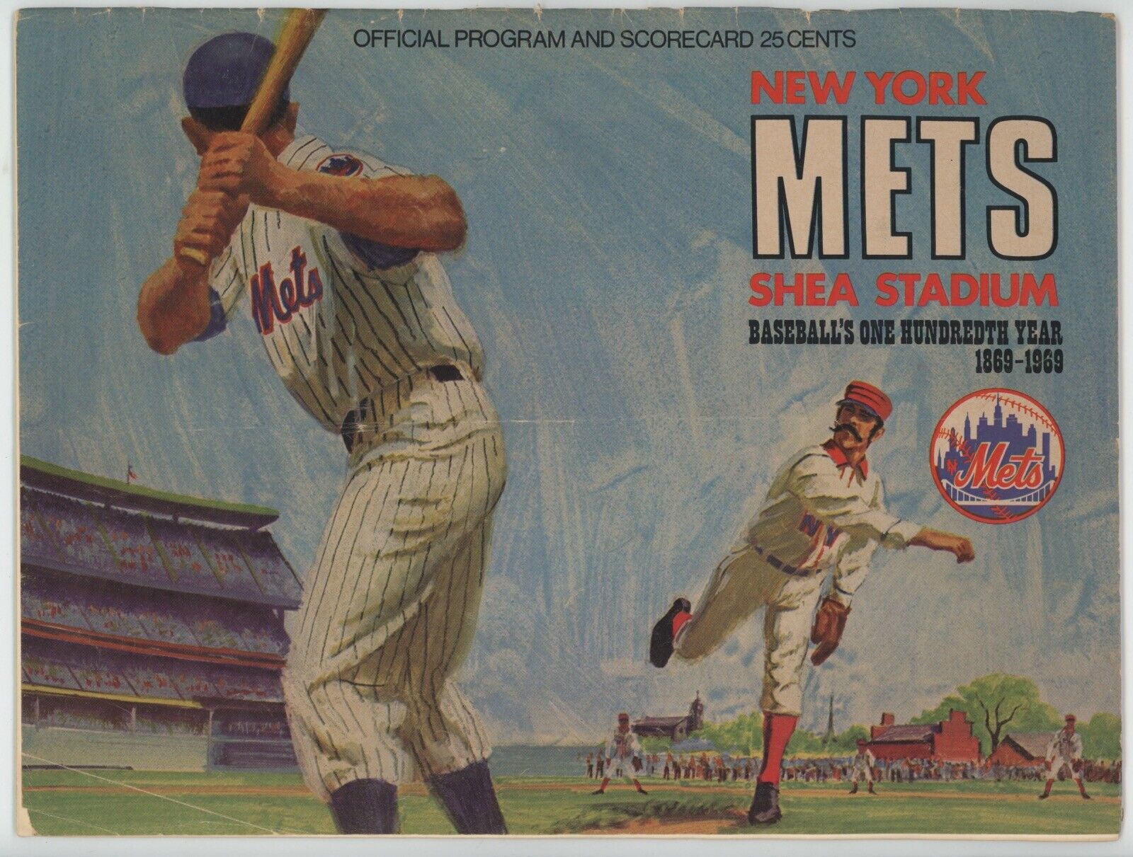 9/10/69 NY Mets Home Program vs Montreal Expos • Mets Win, Move into 1st Place