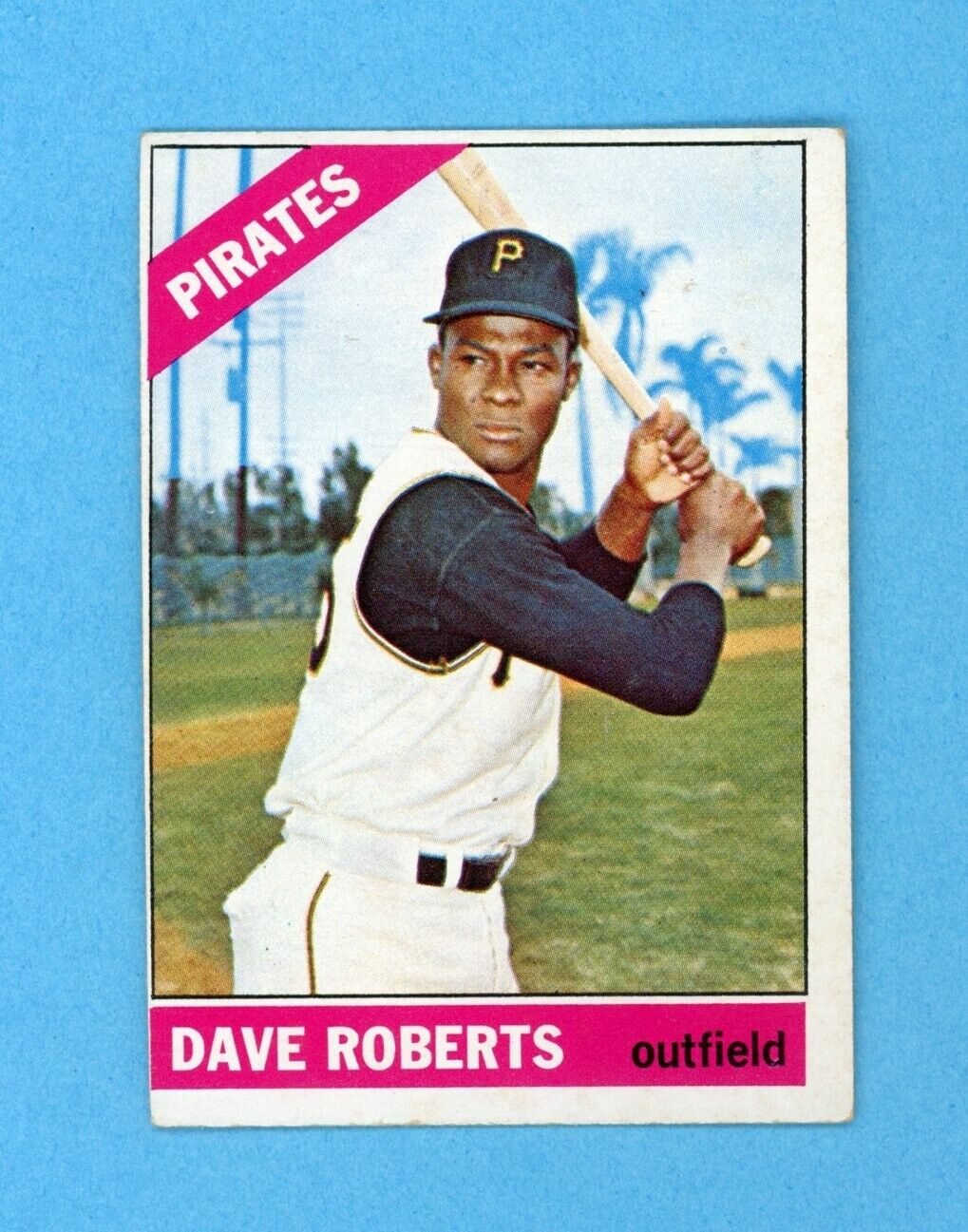 1966 Topps #571 Dave Roberts Pittsburgh Pirates Baseball Card EX o/c