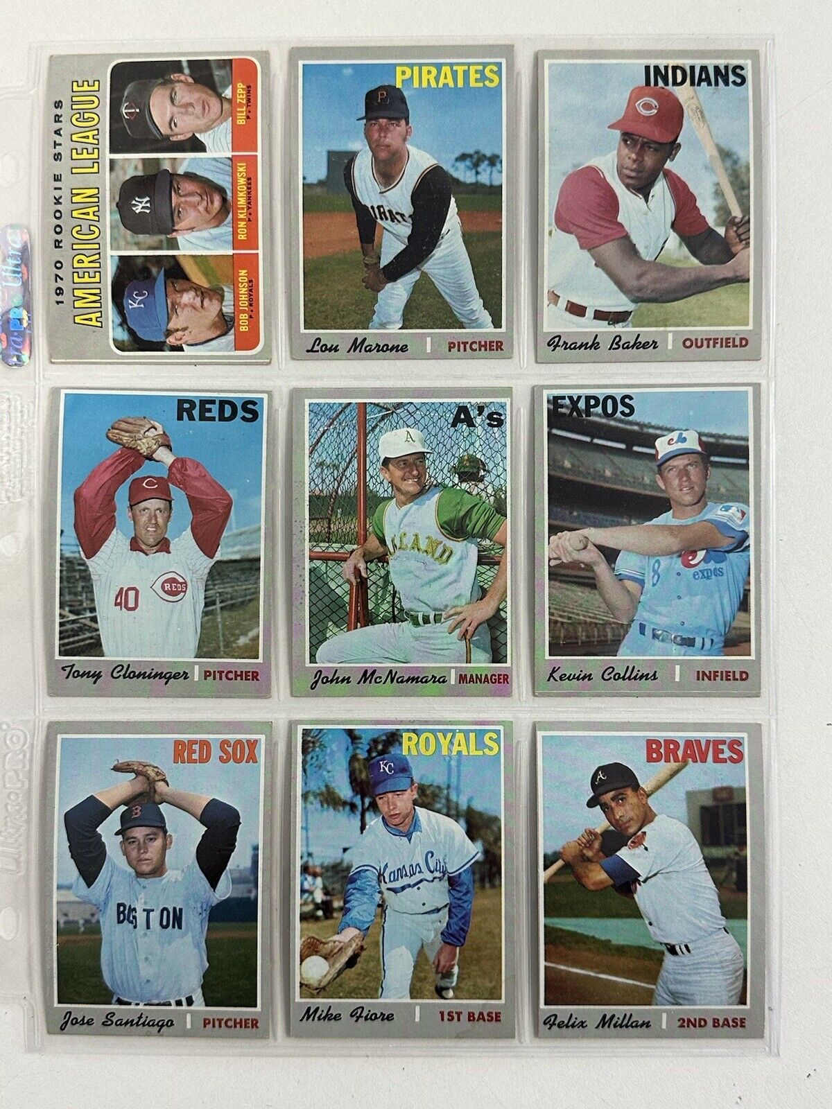 1970 Topps Baseball High Numbers Starter Set / Lot of 90 Different VG-EX/EX