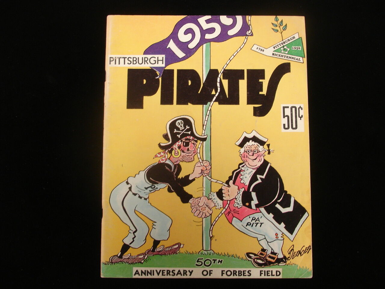 1959 Pittsburgh Pirates Baseball Yearbook