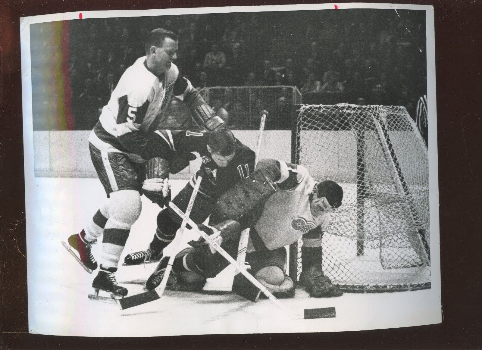 March 3 1963 Terry Sawchuck Detroit Red Wings 8 X 10 Hockey Photo