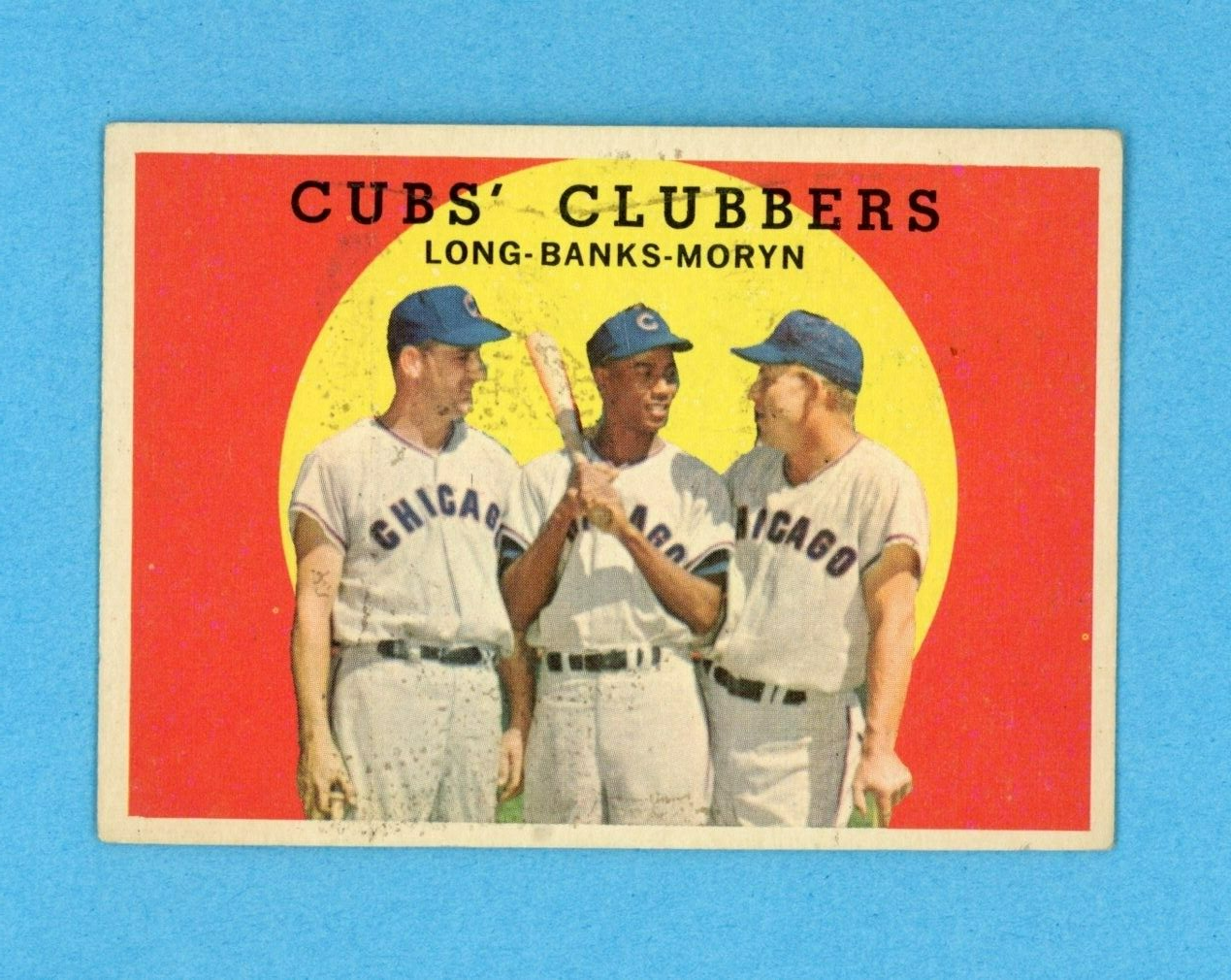 1959 Topps #147 Cubs Clubbers Chicago Cubs Baseball Card EX