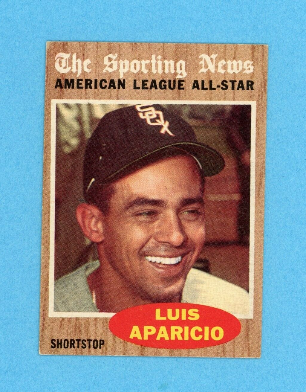 1962 Topps #469 Luis Aparicio All-Star Chicago White Sox Baseball Card EX