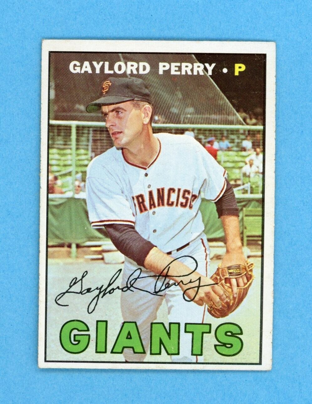 1967 Topps #320 Gaylord Perry San Francisco Giants Baseball Card EX+