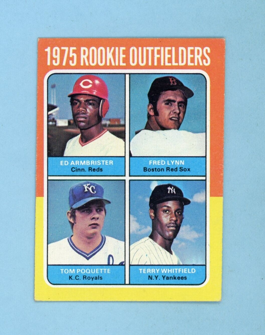 1975 Topps #622 Fred Lynn Boston Red Sox Rookie Baseball Card Ex+/Ex++