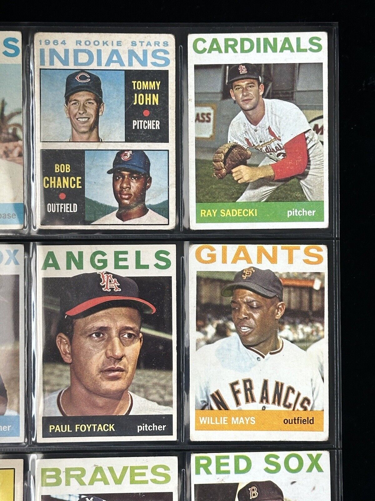 1964 Topps Baseball Complete Set of 587 VG to EX+ w/ Mantle Koufax Mays Niekro