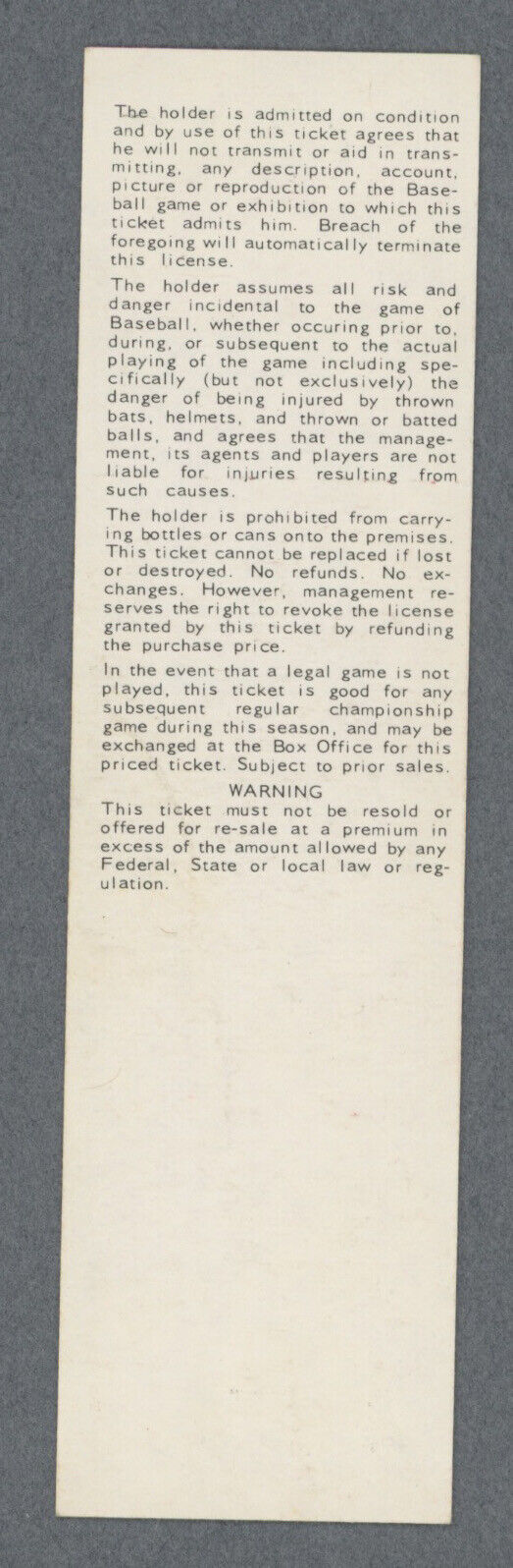 9/29/78 San Francisco Giants vs Houston Astros at the Astrodome Full Ticket