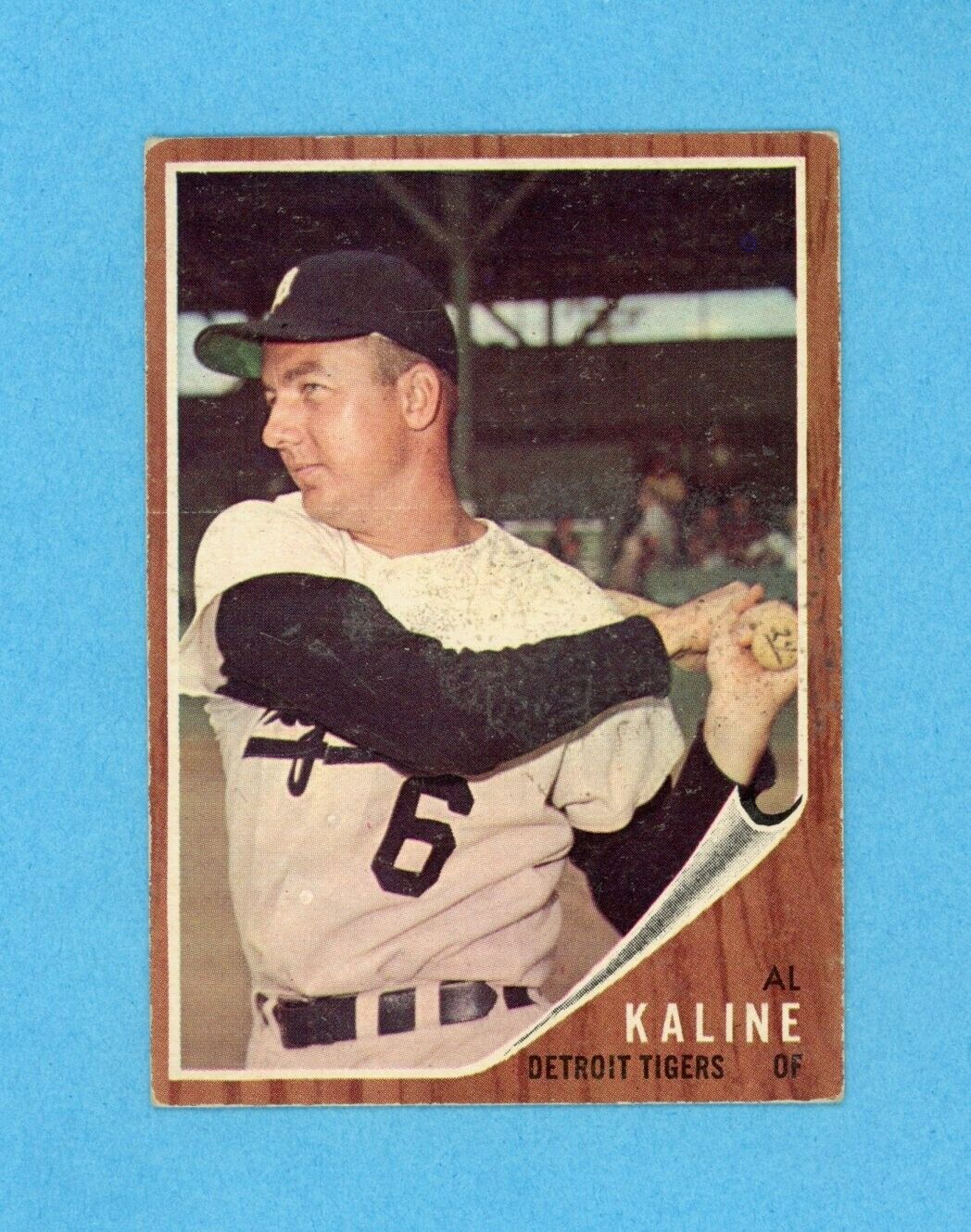 1962 Topps #150 Al Kaline Detroit Tigers Baseball Card Vg/Ex