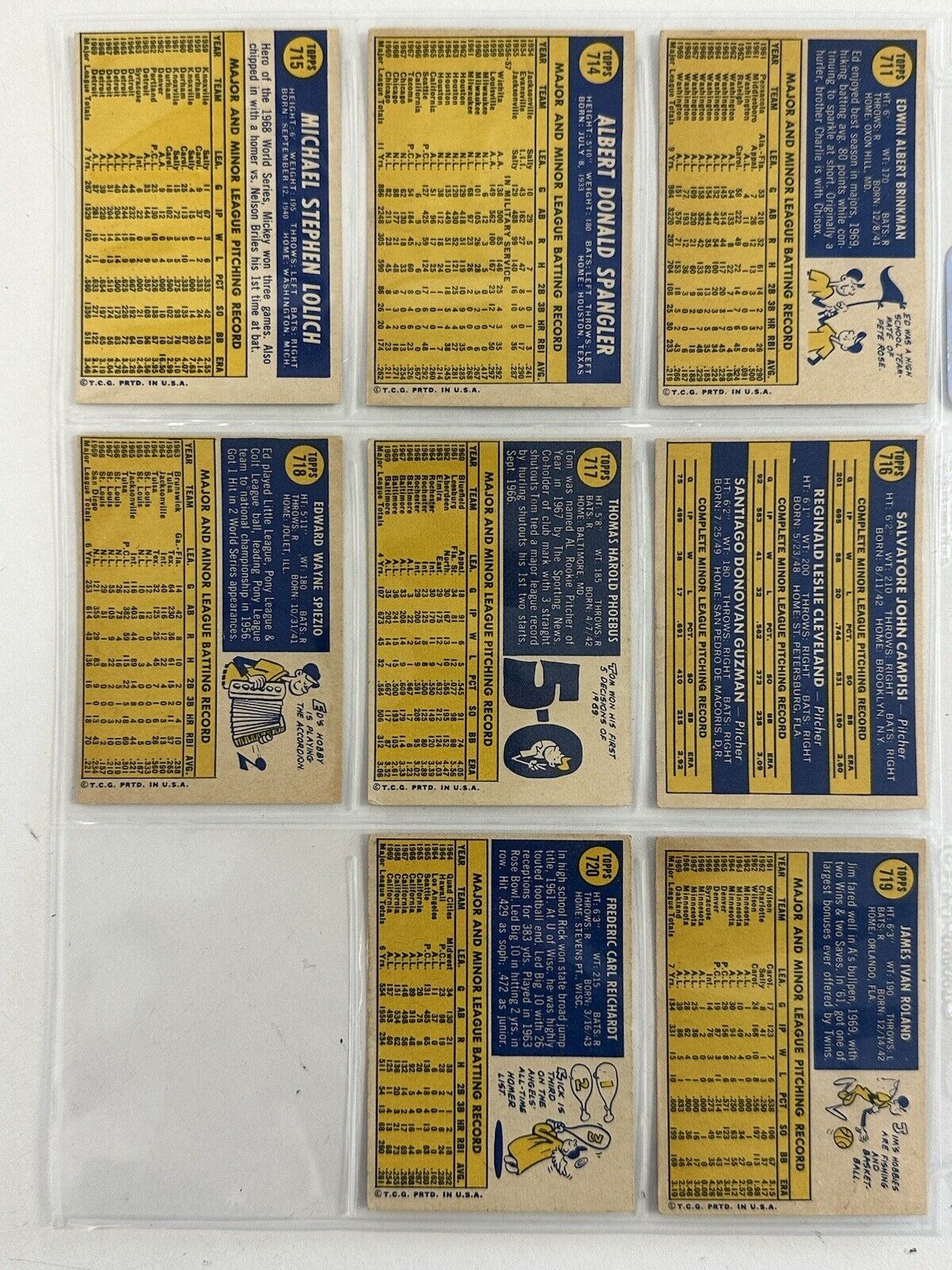 1970 Topps Baseball High Numbers Starter Set / Lot of 90 Different VG-EX/EX