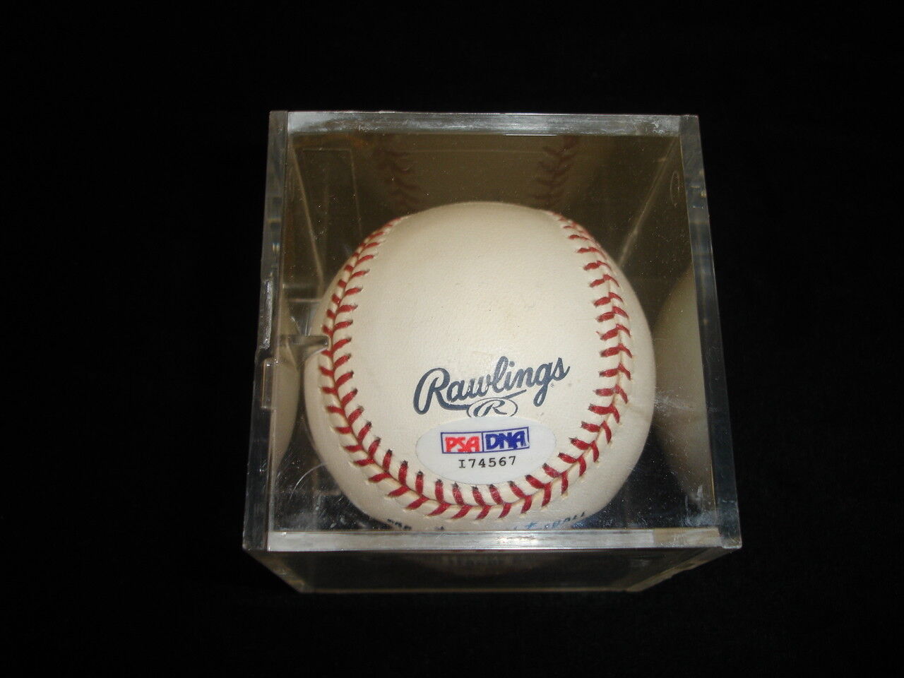 Ryan Drese #57 Signed Official ML Selig Baseball PSA DNA Indians Rangers Nat'ls