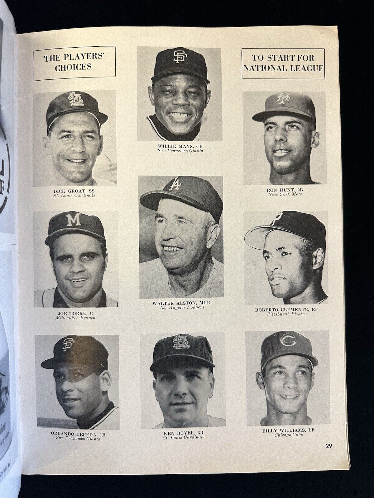 1964 MLB Baseball All-Star Game Program @ Shea Stadium VG-EX unscored