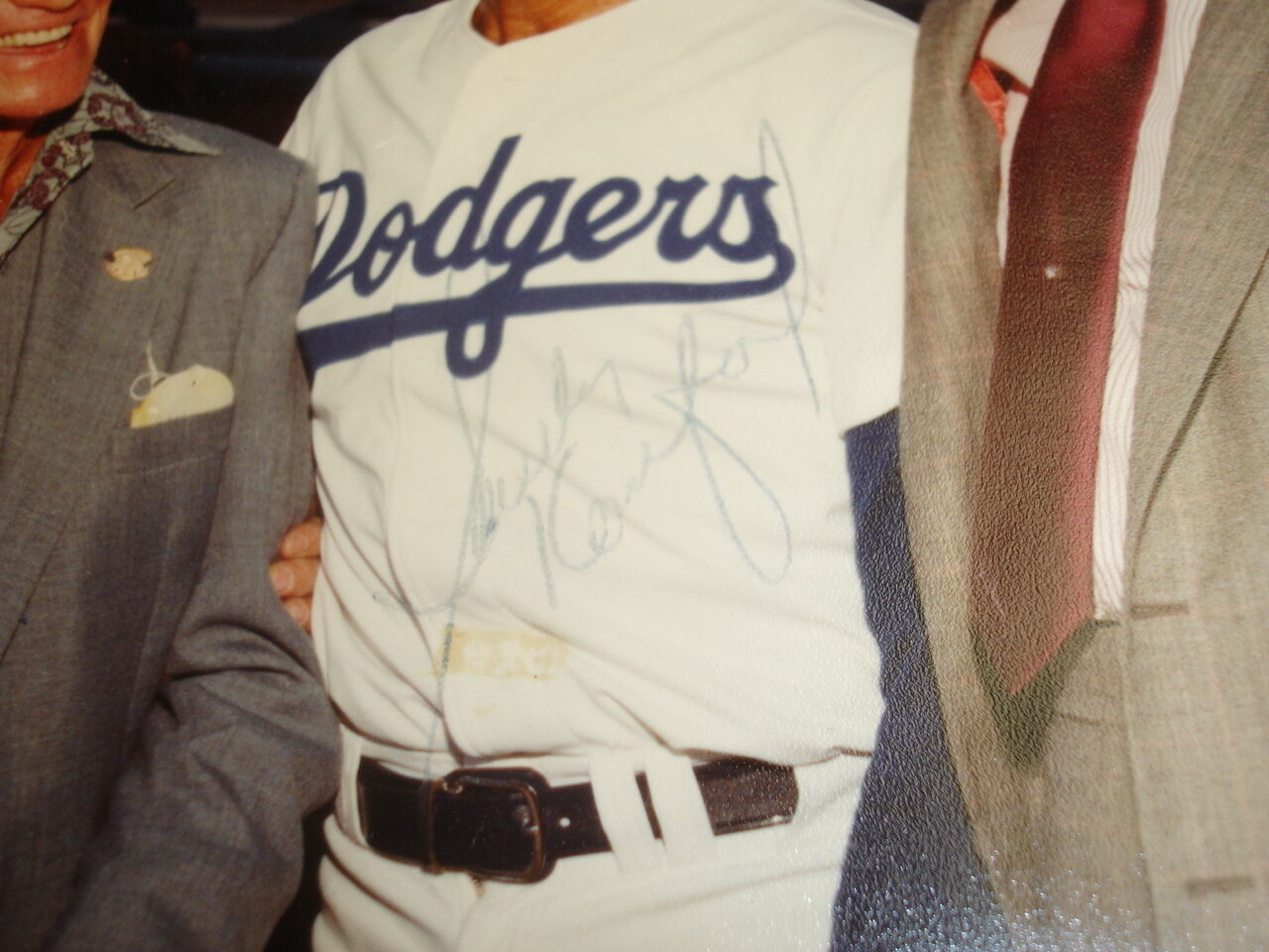 Sandy Koufax Dodgers Signed 8x10 Color Photo from the Jack Lang Collection