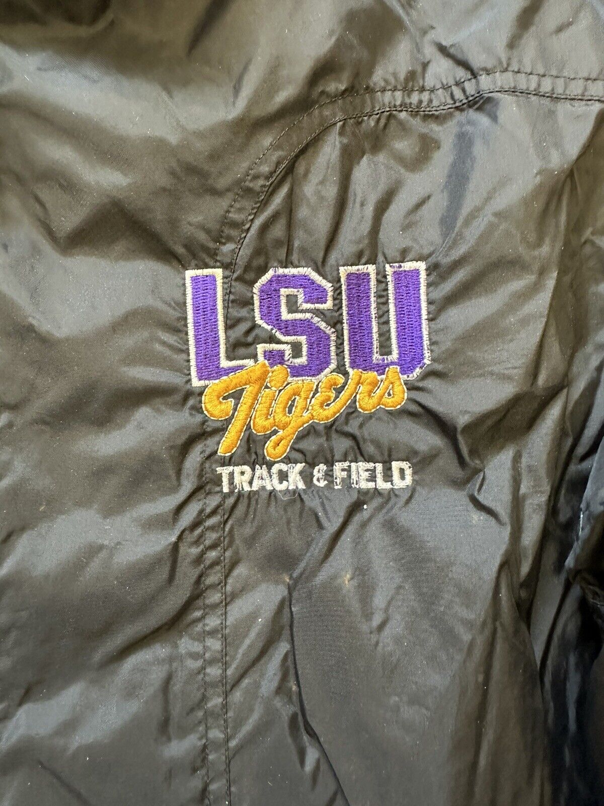 c. 2003 Bennie Brazell LSU Tigers Track & Field SIGNED Warmup Jacket & Pants