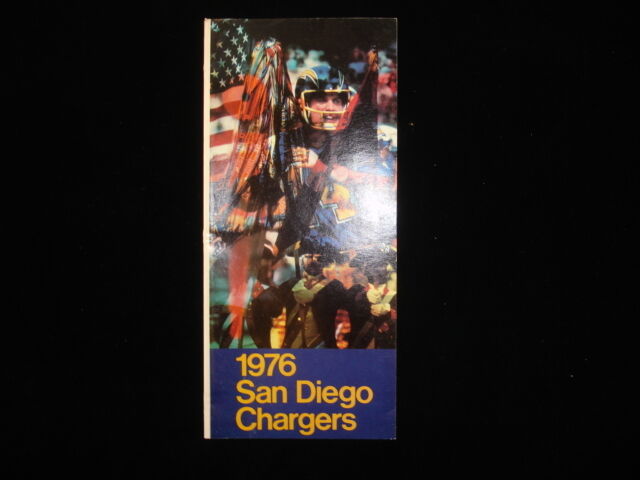 1976 NFL San Diego Chargers Media Guide EX+