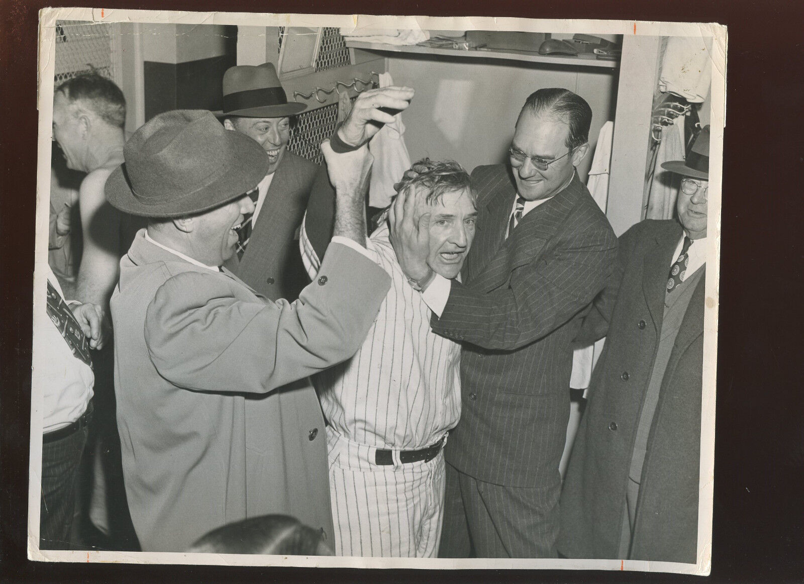 Original Nov 3 1949 Casey Stengel Yankees Manager of the Year 8 X 10 Wire Photo