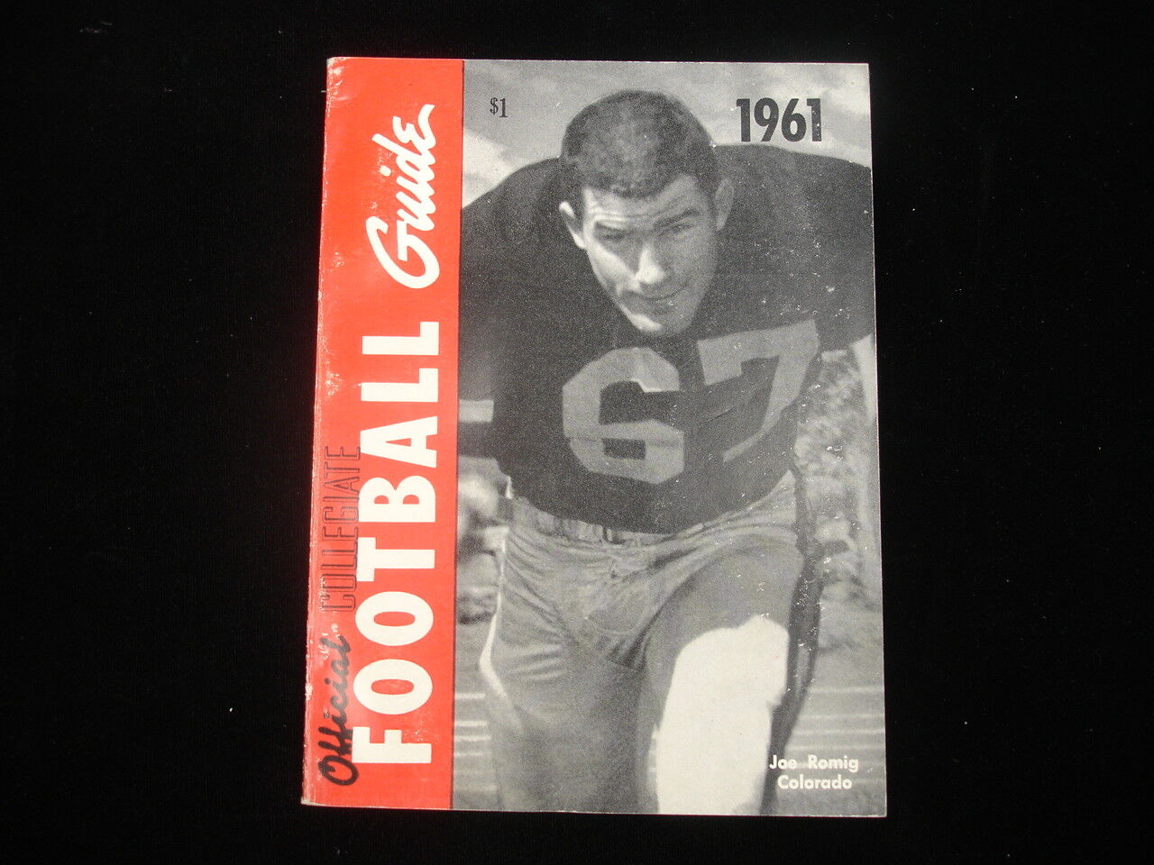 1961 Official NCAA Football Guide - Joe Romig Cover