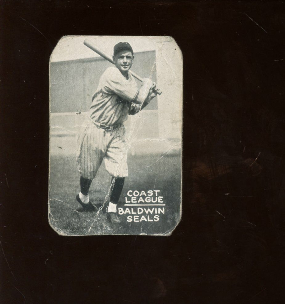 1931 Zeenut PCL Baseball Card Baldwin Seals