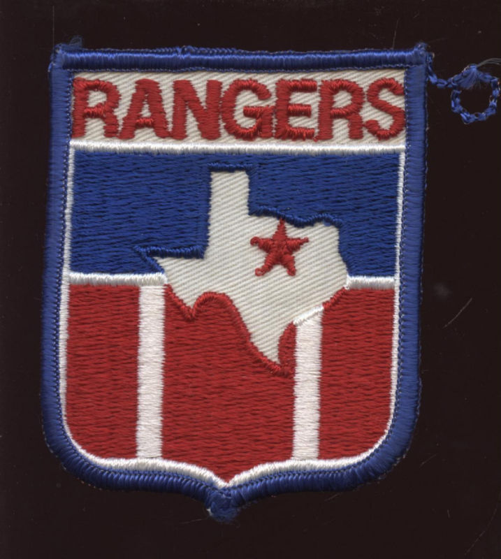 Early 1970's Texas Rangers Baseball Uniform Patch 