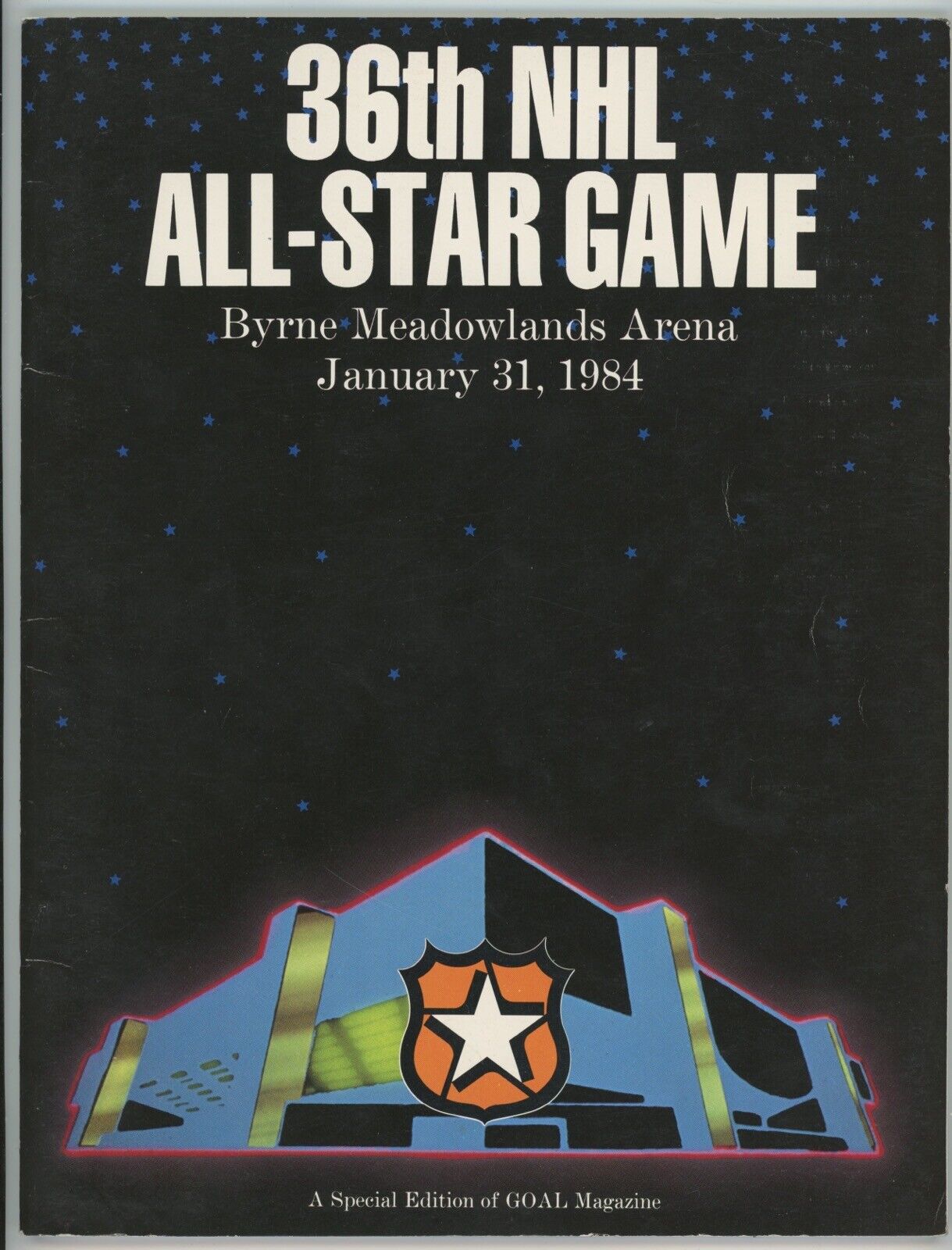 January 31, 1984 36th Annual NHL All-Star Hockey Game Program - EX