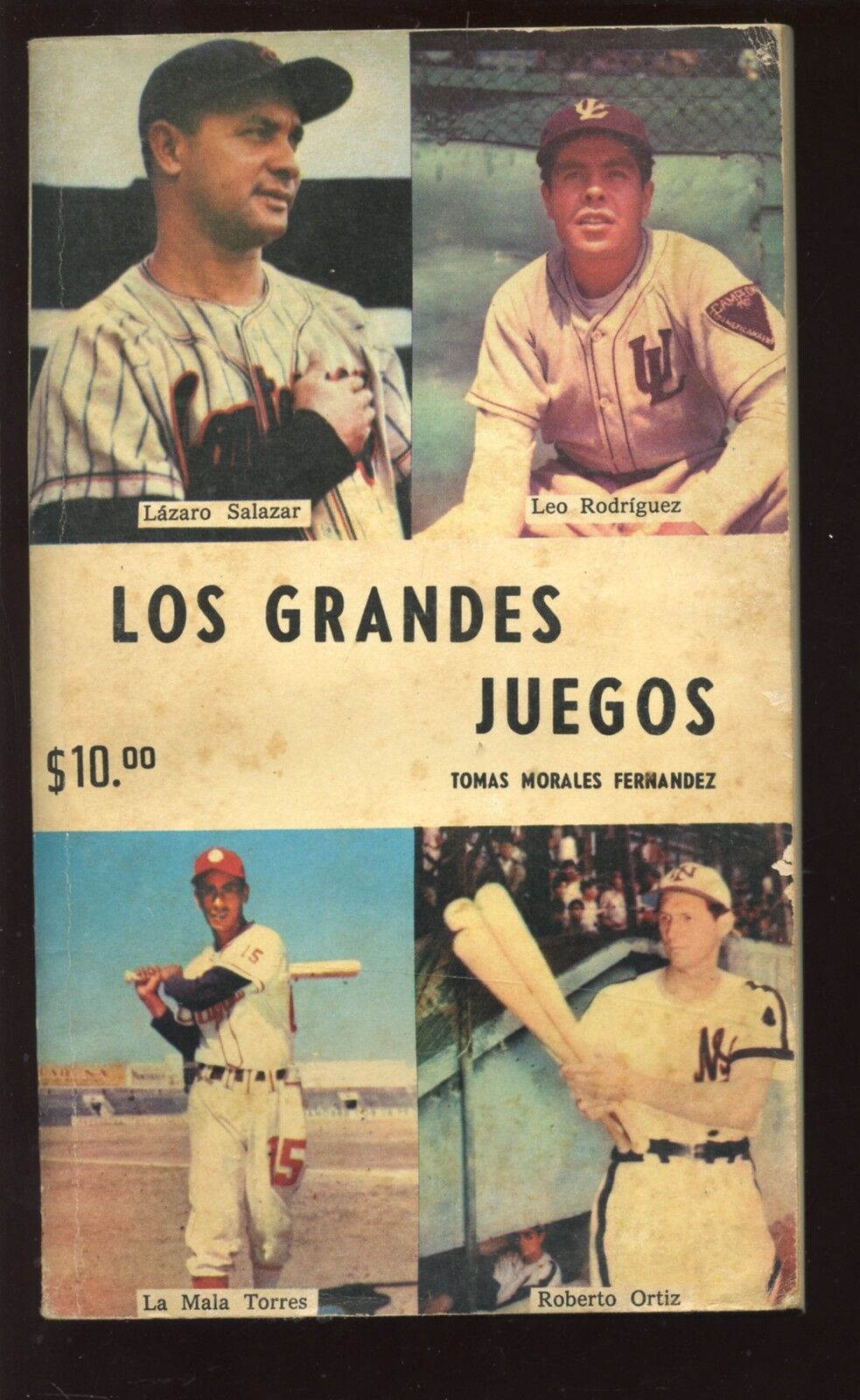 1970 Los Grandes Juegos Baseball 4.25 x 7" Soft Cover Book in Spanish - VG+