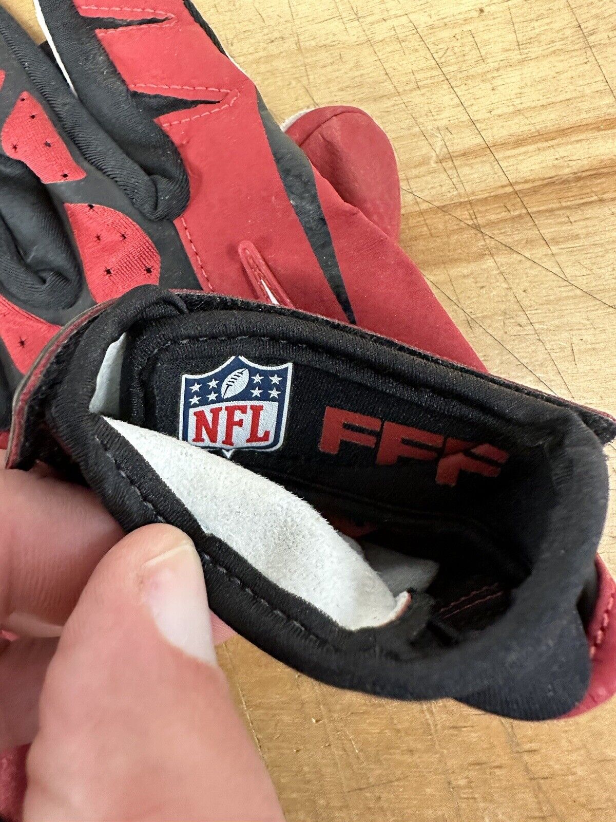 2004-2020 Larry Fitzgerald Arizona Cardinals NFL Game Used Nike Football Gloves