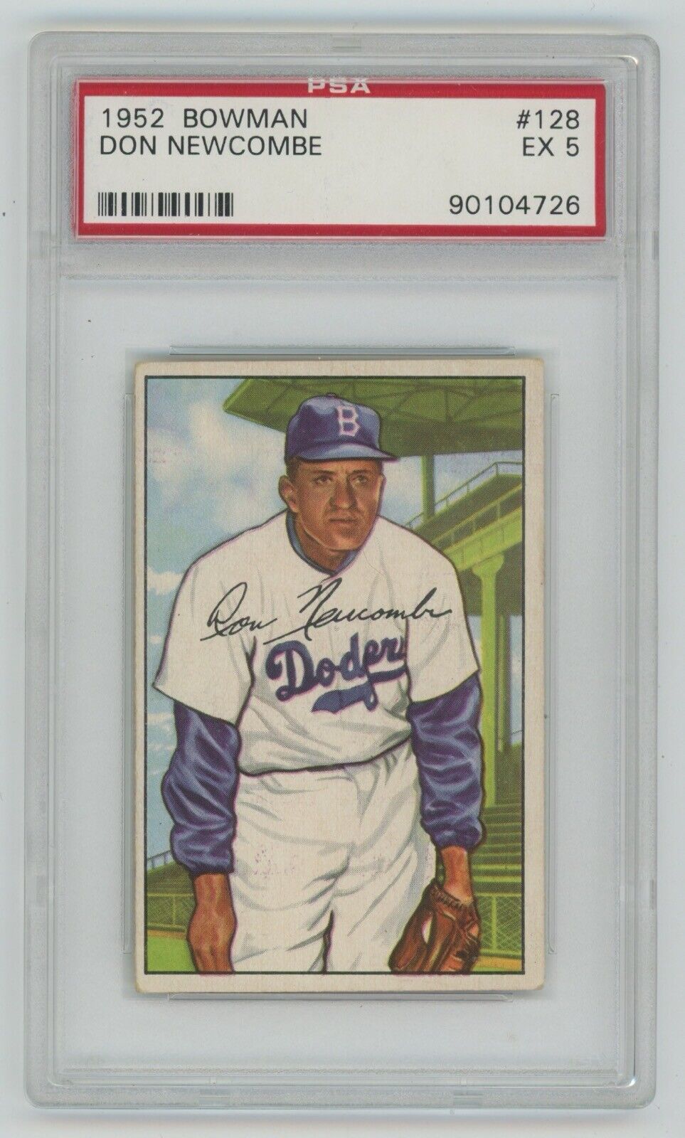 Don Newcombe 1951 Bowman #128 • PSA 5 EX