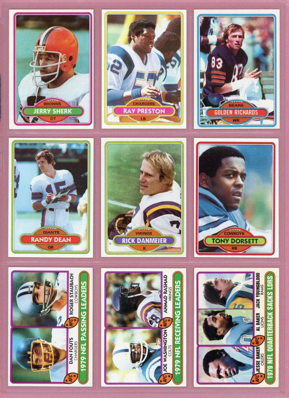 1980 Topps Complete Set of 528 Football Cards Ex/Mt - NM