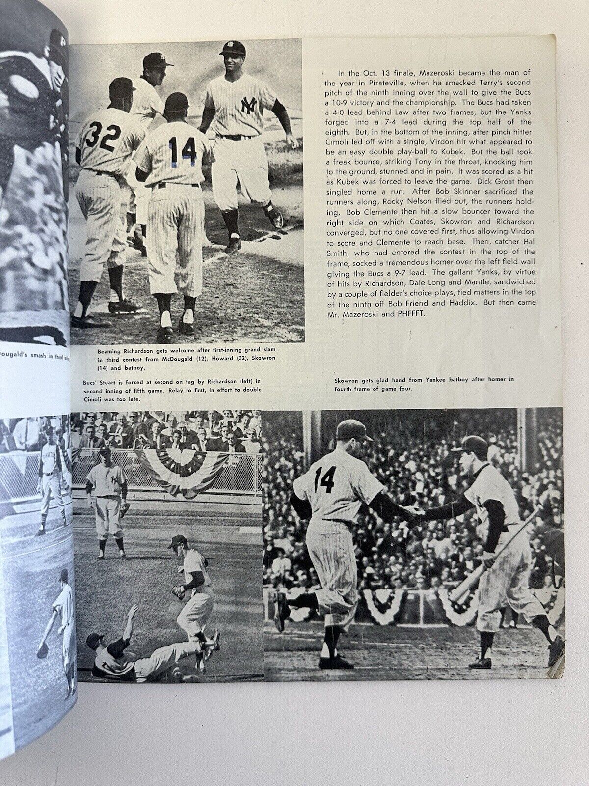 Lot of 2 Diff 1961 New York Yankees Yearbooks Jay & Official versions Low Grade