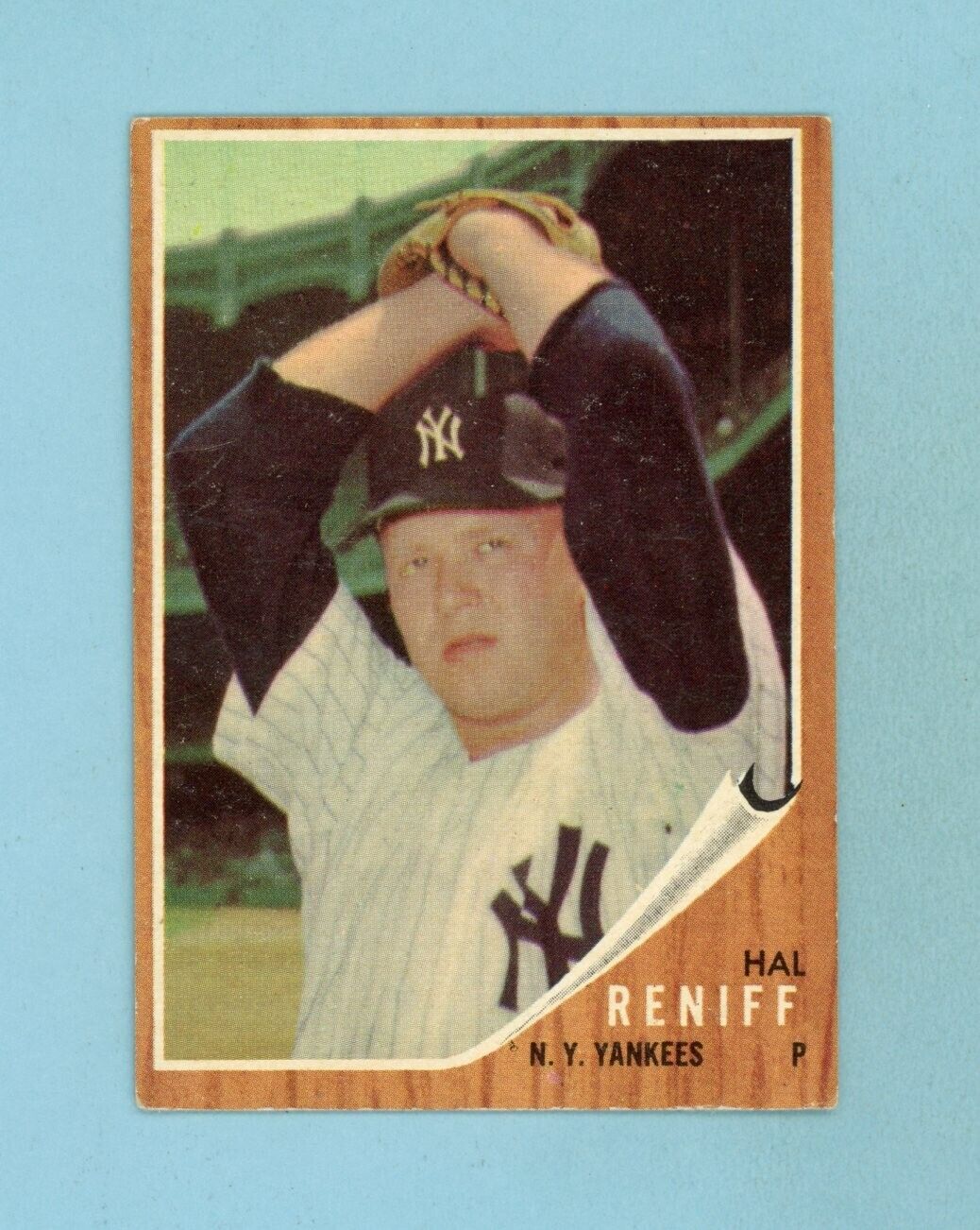 1962 Topps #139 Hal Reniff New York Yankees Baseball Card Ex/Ex+