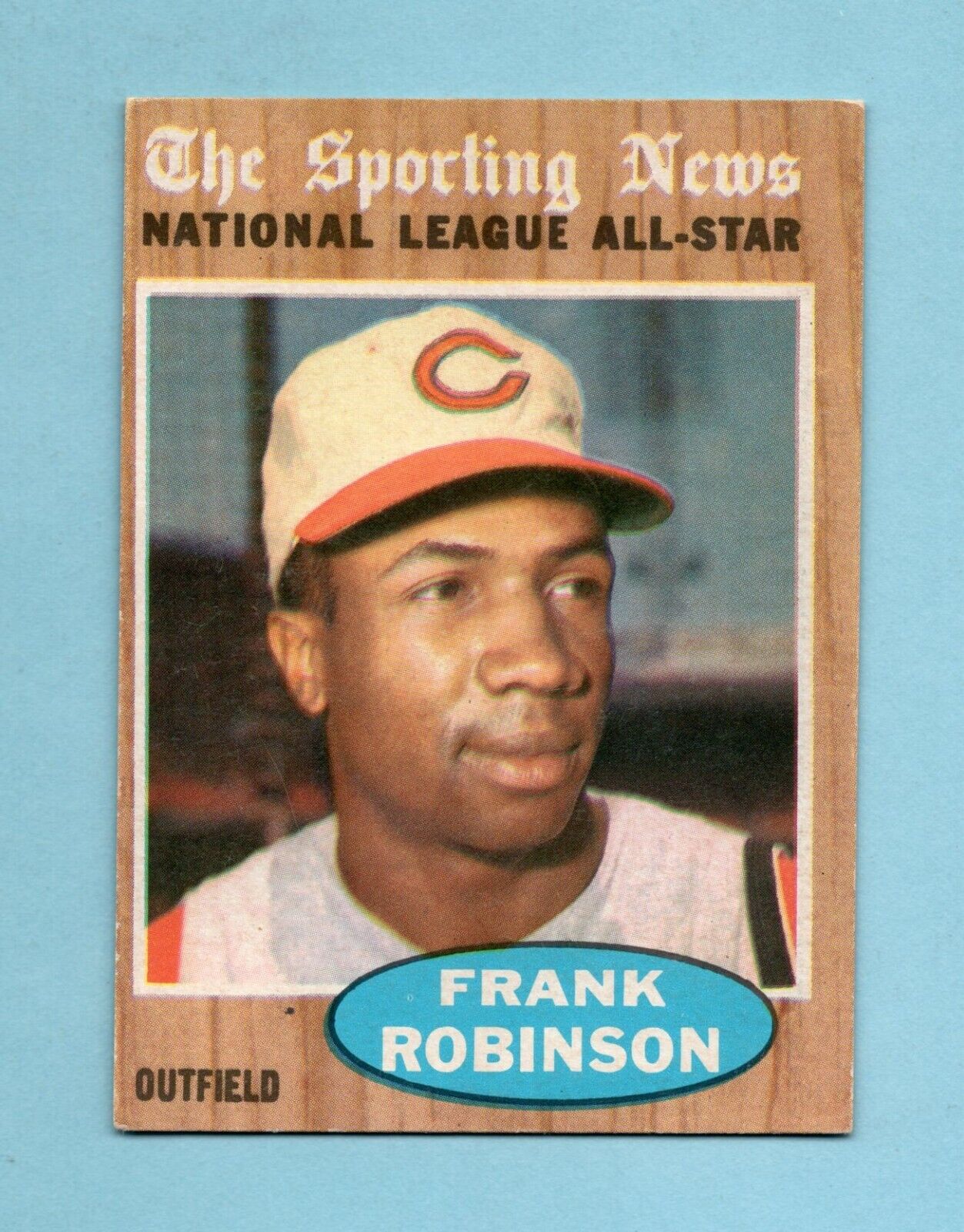 1962 Topps #396 Frank Robinson All-Star Cincinnati Reds Baseball Card EX