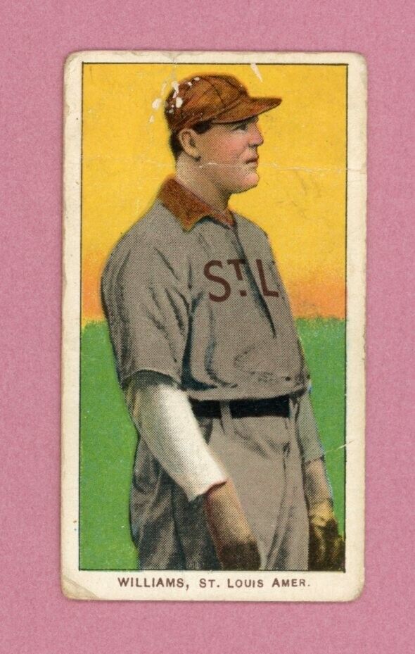 1909-1911 T206 White Border Jimmy Williams St. Louis Browns Baseball Card LG