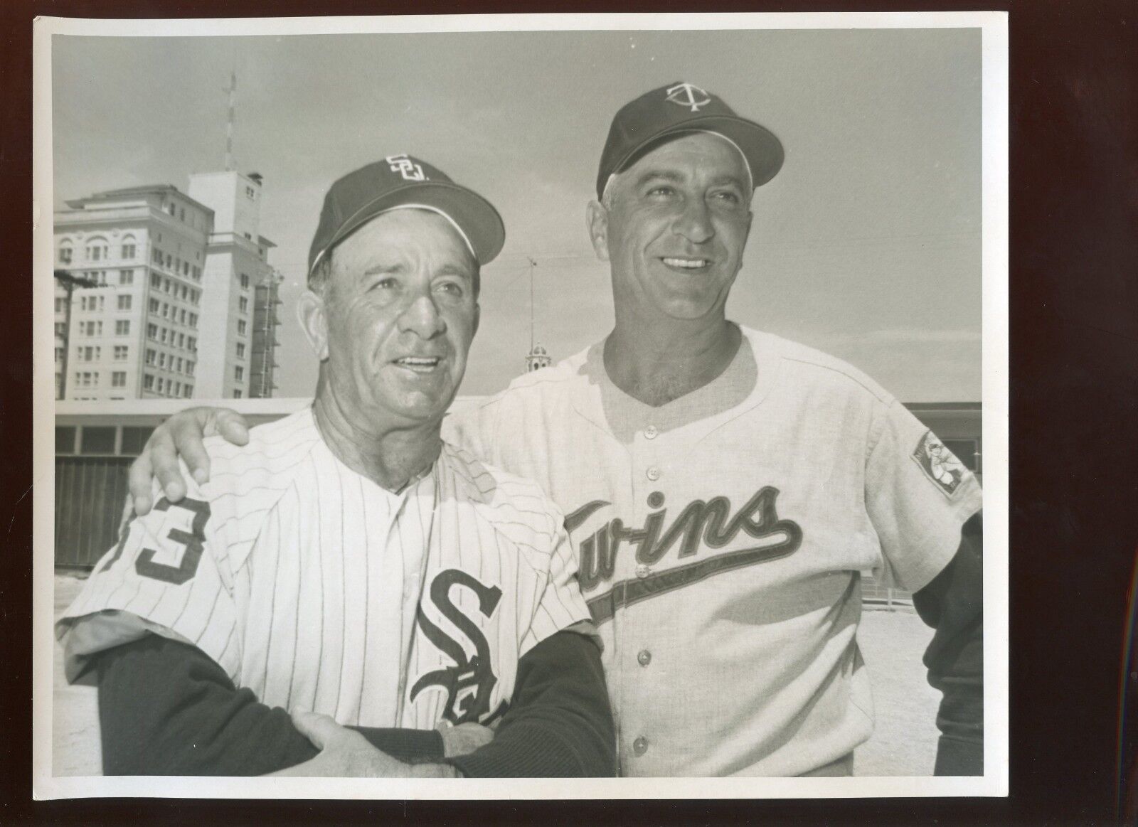 Tony Cuccinello & Sam Mele 8 X 10 Photo