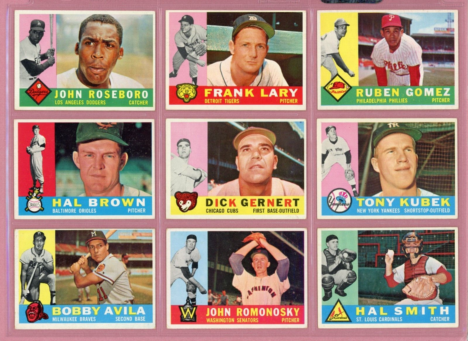 1960 Topps Starter Set Lot of 420 Different Baseball Cards EX - EX+