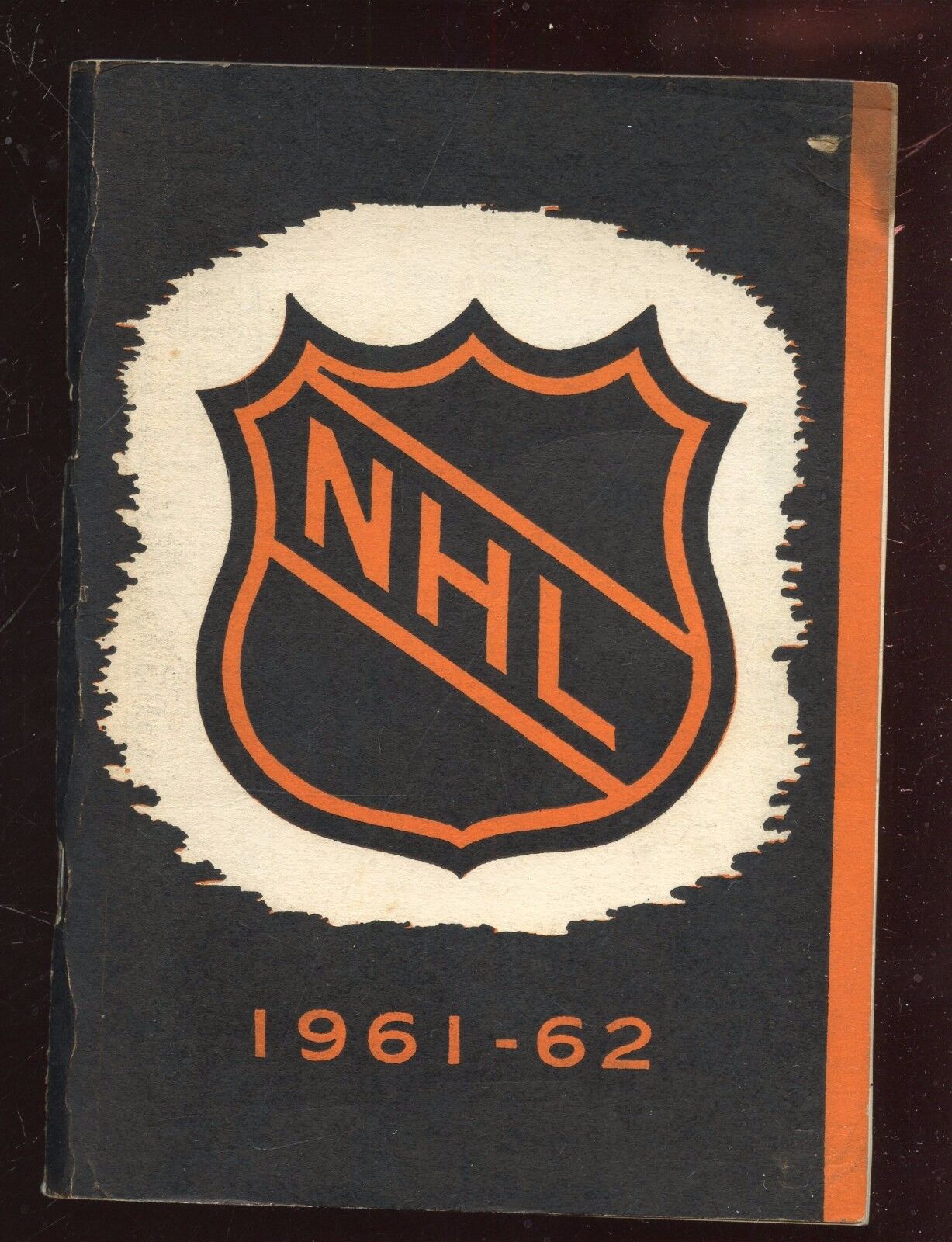 1961/1962 NHL Hockey Press Radio Media Guide VGEX