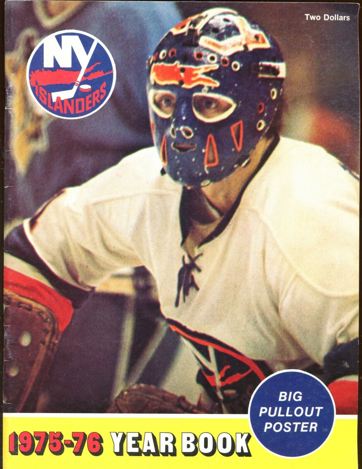 1975/1976 NHL Hockey New York Islanders Yearbook EX